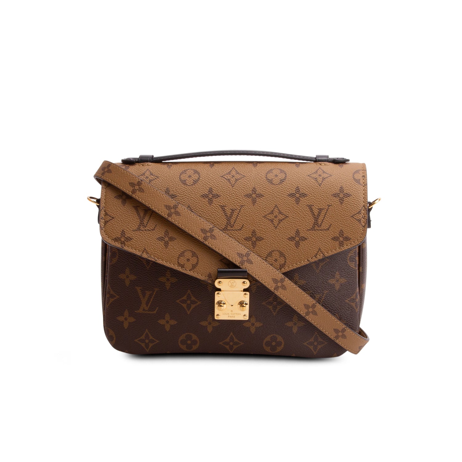 Louis Vuitton 2021 Reverse Monogram Pochette Metis w/ Strap, Box & Receipt