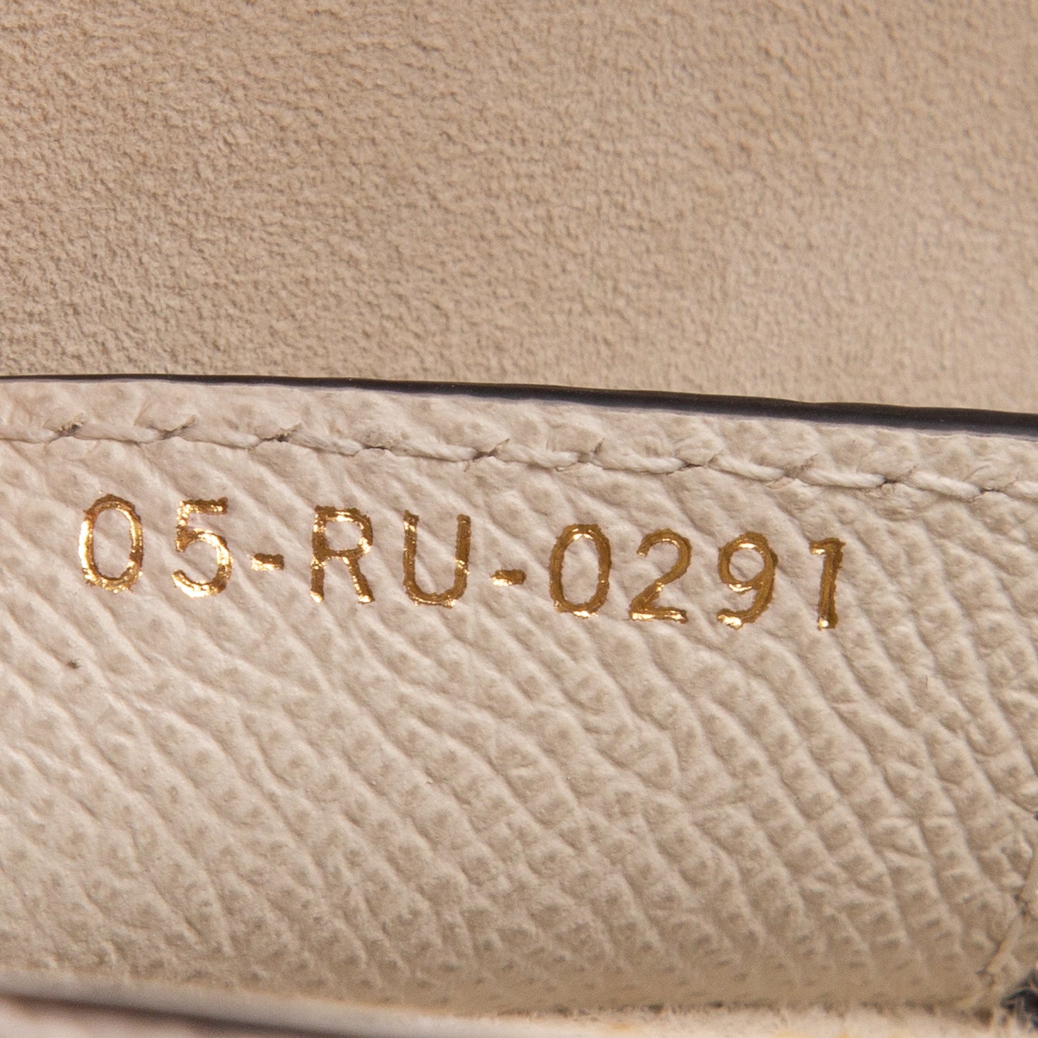 Christian Dior 2021 White Grained Calfskin Saddle Bag w/ Authenticity Card