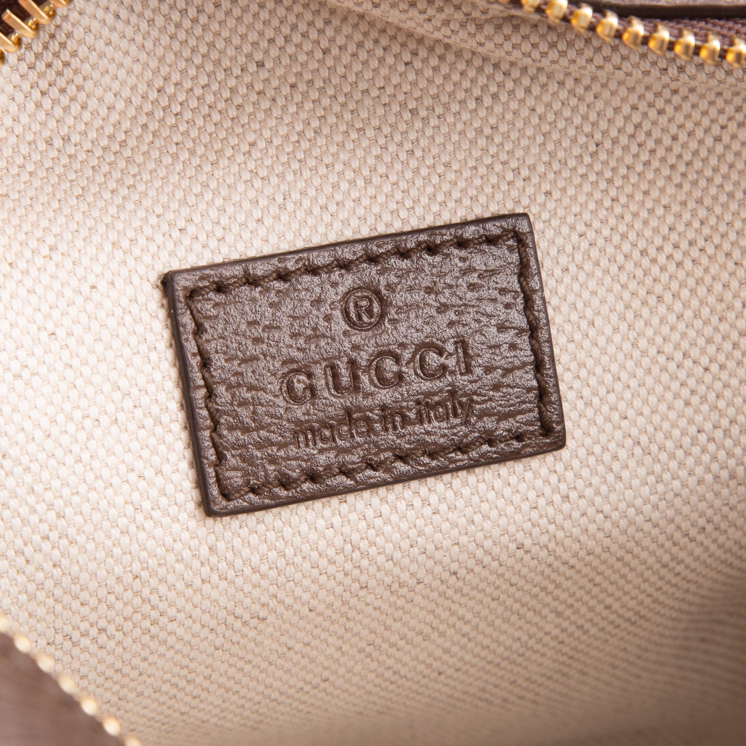 Gucci Monogram Jumbo GG Textured Dollar Calfskin Web Mini Crossbody Bag w/ Box