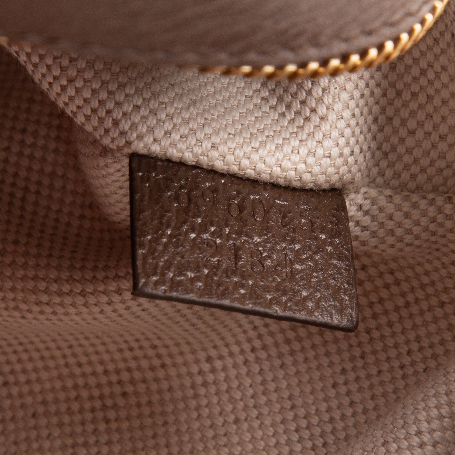 Gucci Monogram Jumbo GG Textured Dollar Calfskin Web Mini Crossbody Bag w/ Box