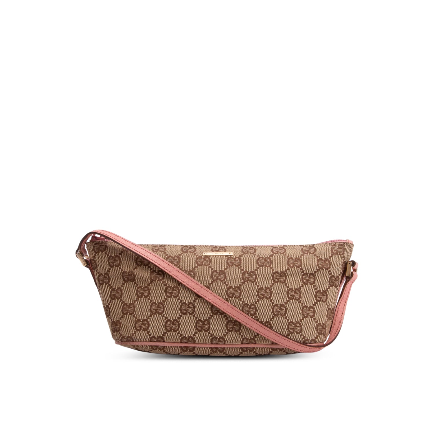 Gucci Beige GG Canvas Boat Pochette