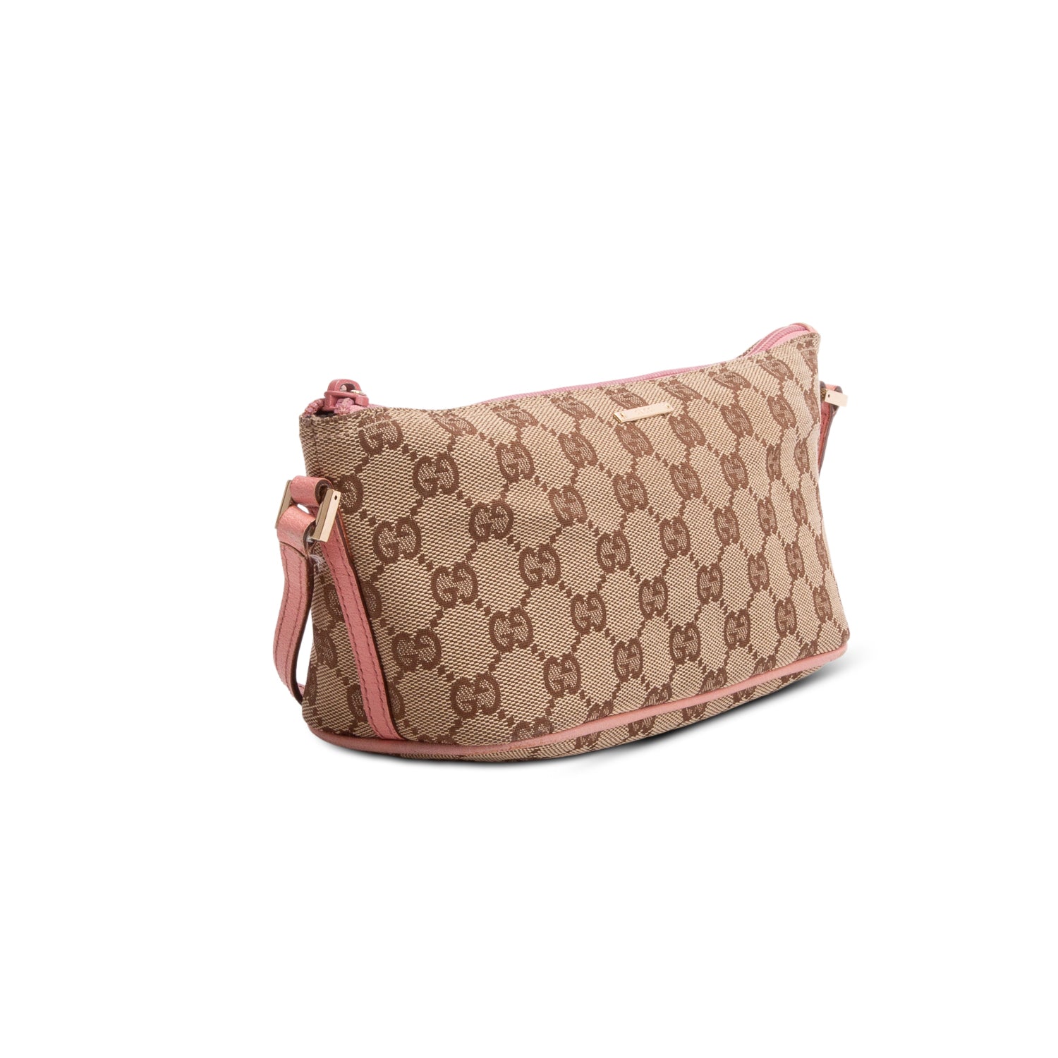 Gucci Beige GG Canvas Boat Pochette