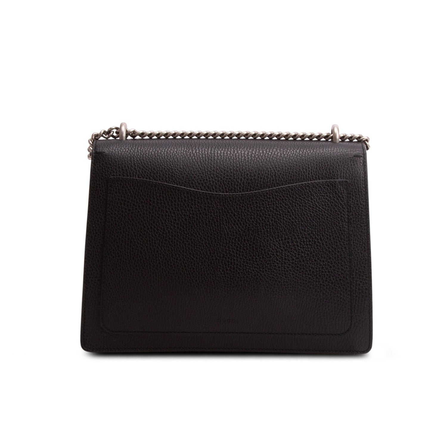 Gucci Black Pebbled Calfskin Dionysus Medium Shoulder Bag