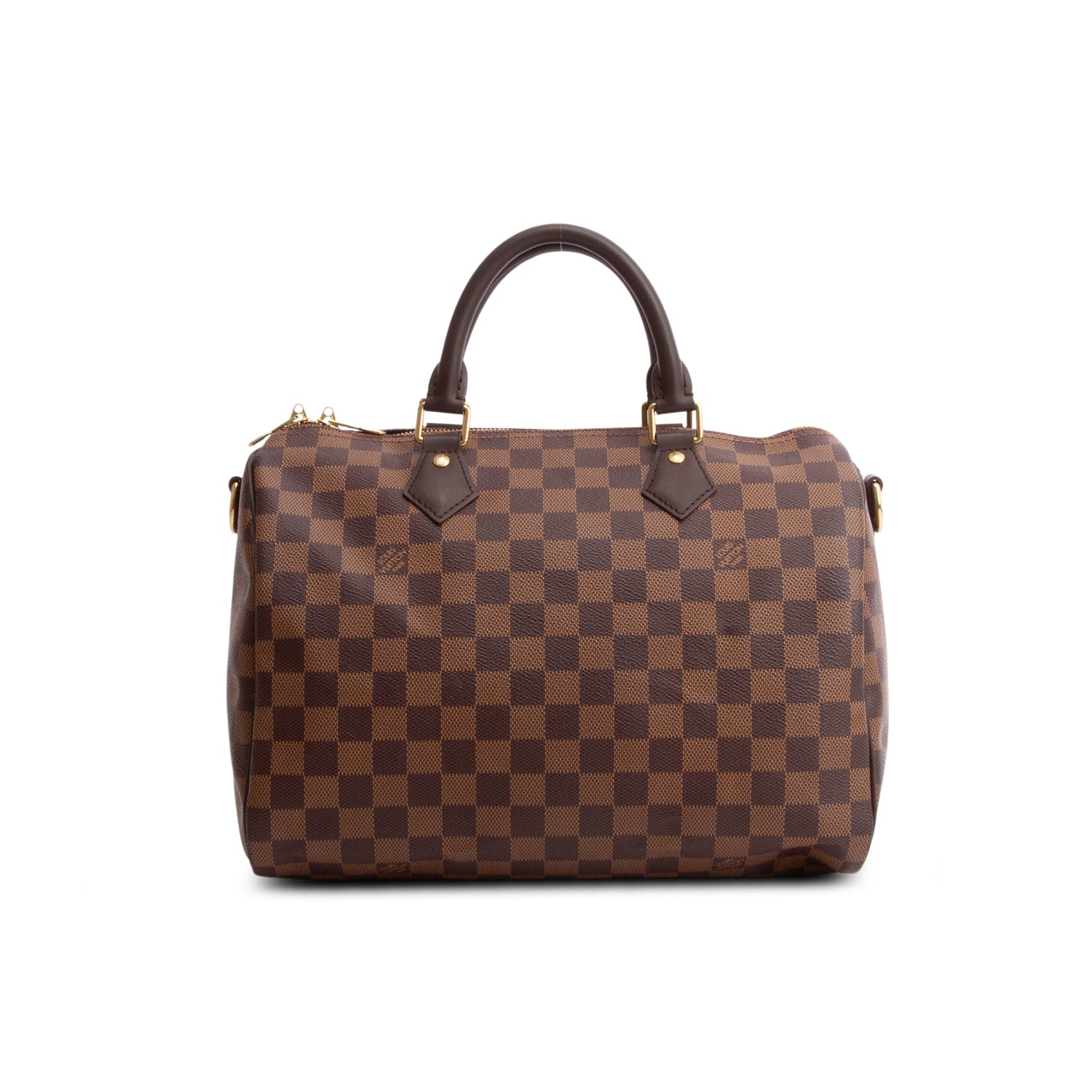 Louis Vuitton 2020 Damier Ebene Speedy Bandouliere 30 w/ Box, Strap & Receipt