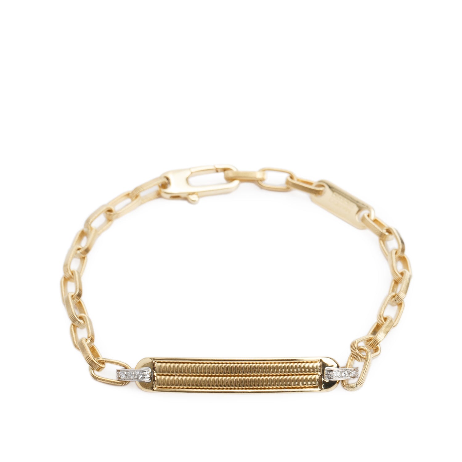 Marco Bicego 18k Yellow Gold Diamond Chain Bracelet, 8"