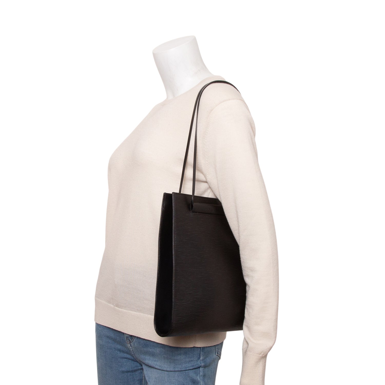 Louis Vuitton Black Epi Saint Tropez