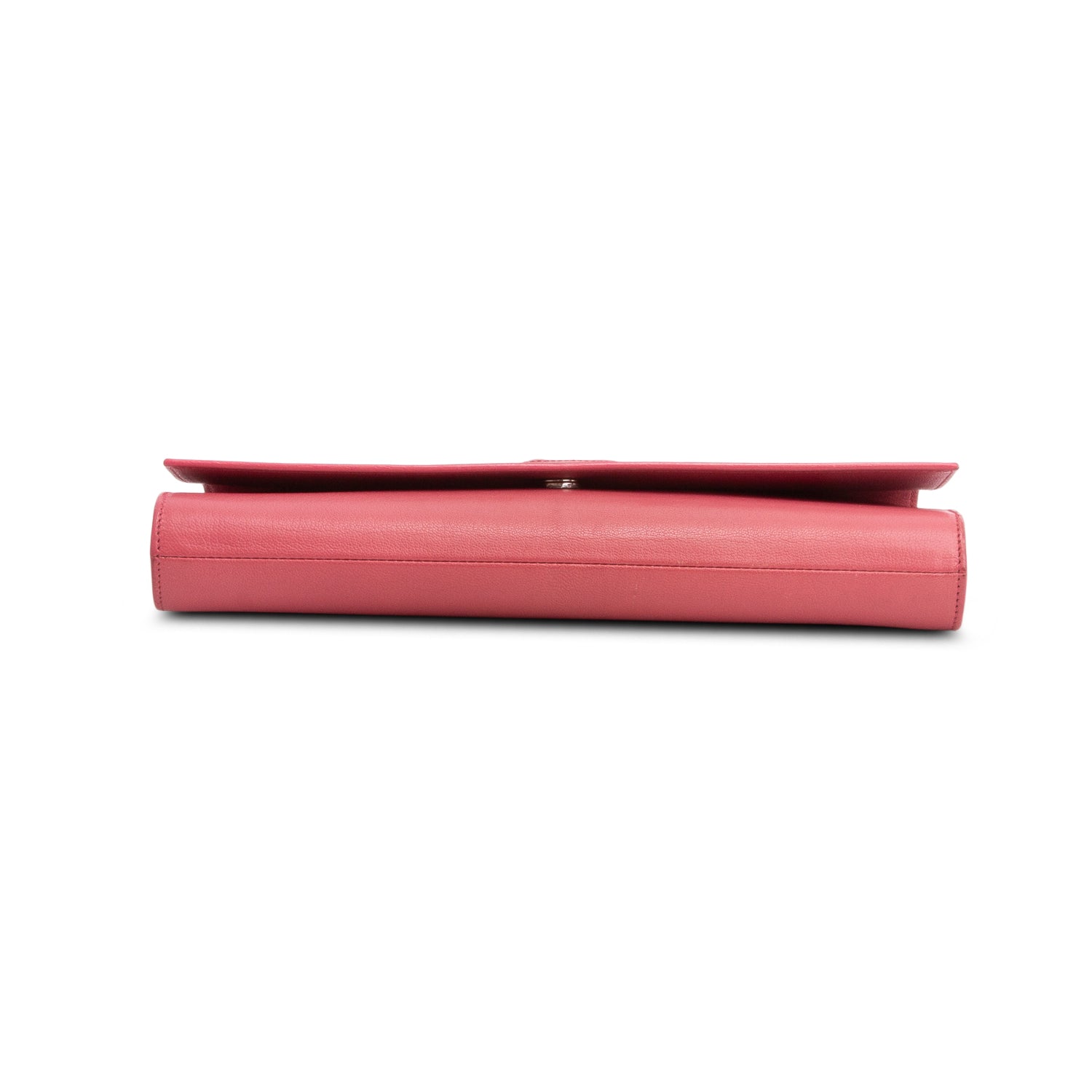 Saint Laurent Pink Leather Belle de Jour Clutch