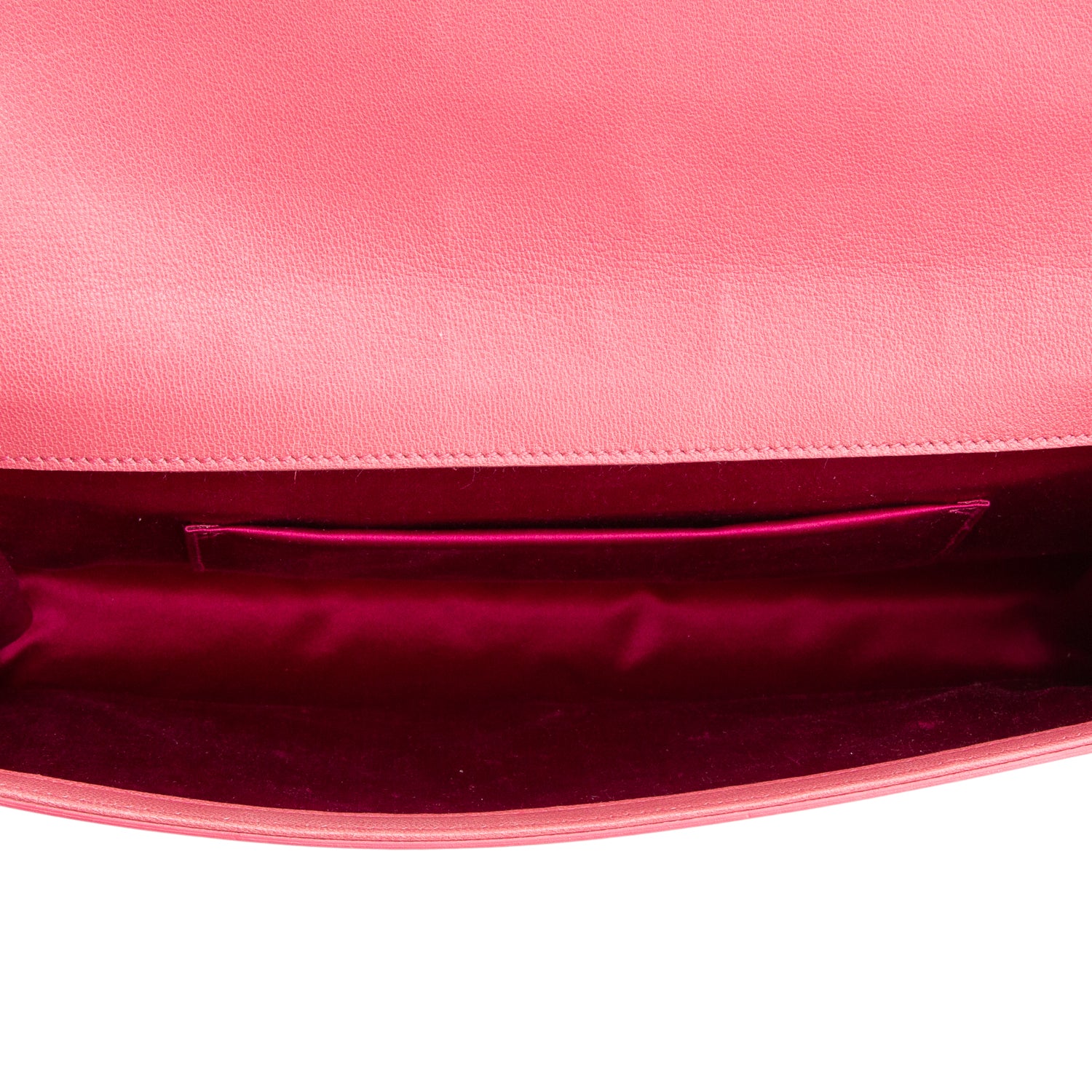 Saint Laurent Pink Leather Belle de Jour Clutch