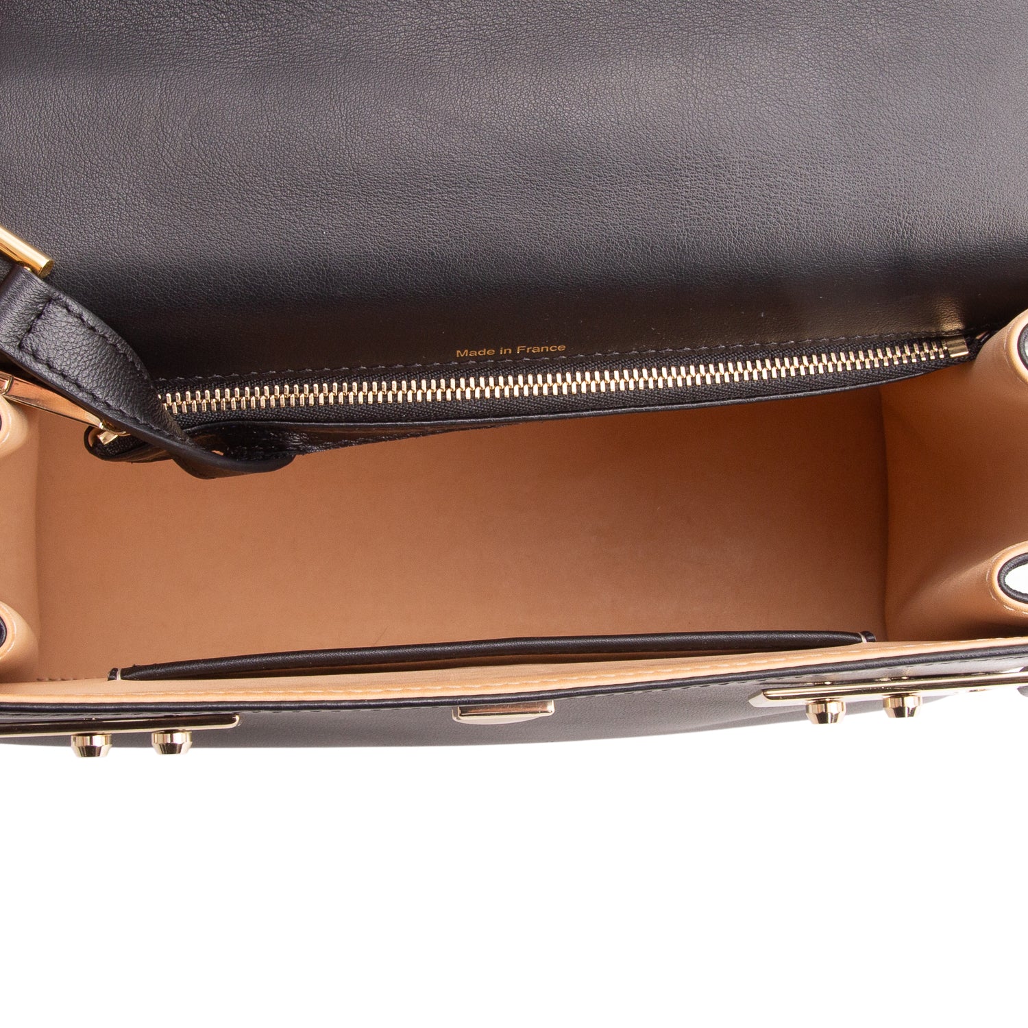 Delvaux Black Box Calf Tempete MM w/ Strap & Receipt