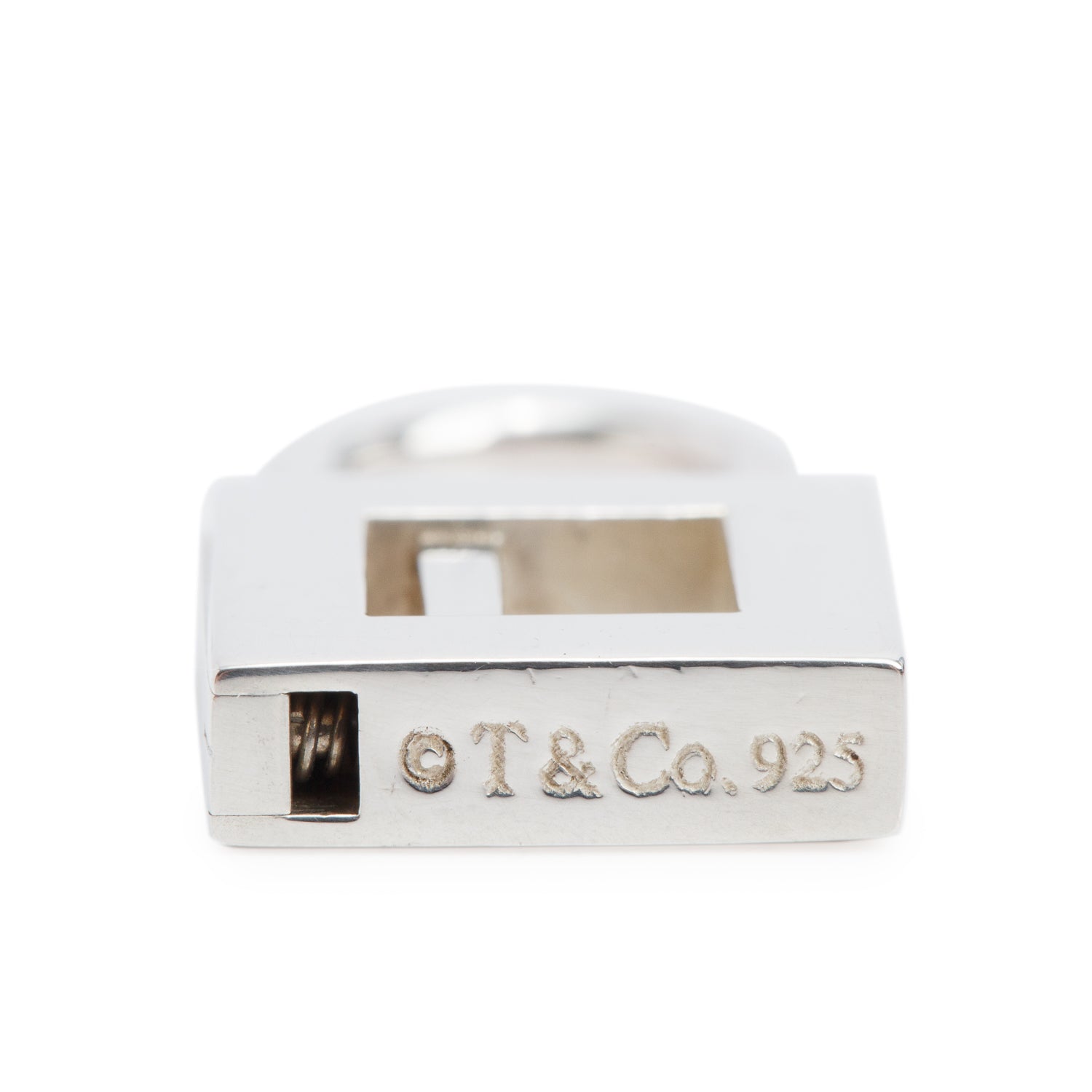 Tiffany & Co. Sterling Silver Letter 'L' Lock Charm