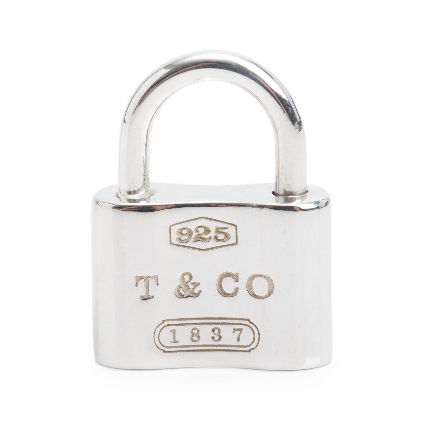 Tiffany & Co. Sterling Silver 1837 Lock Charm