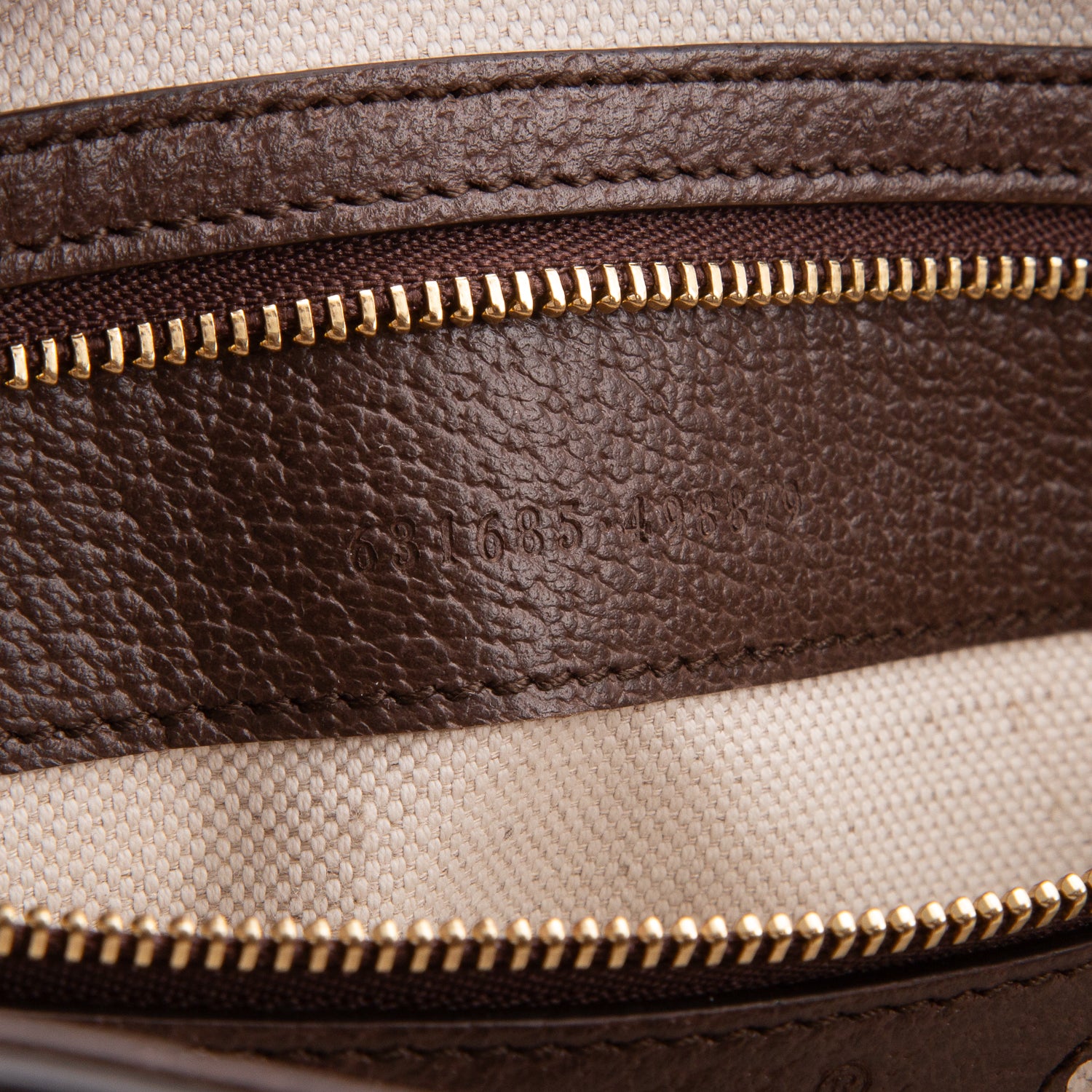 Gucci Brown Monogram Jumbo GG Textured Dollar Calfskin Medium Ophidia Shopping Tote