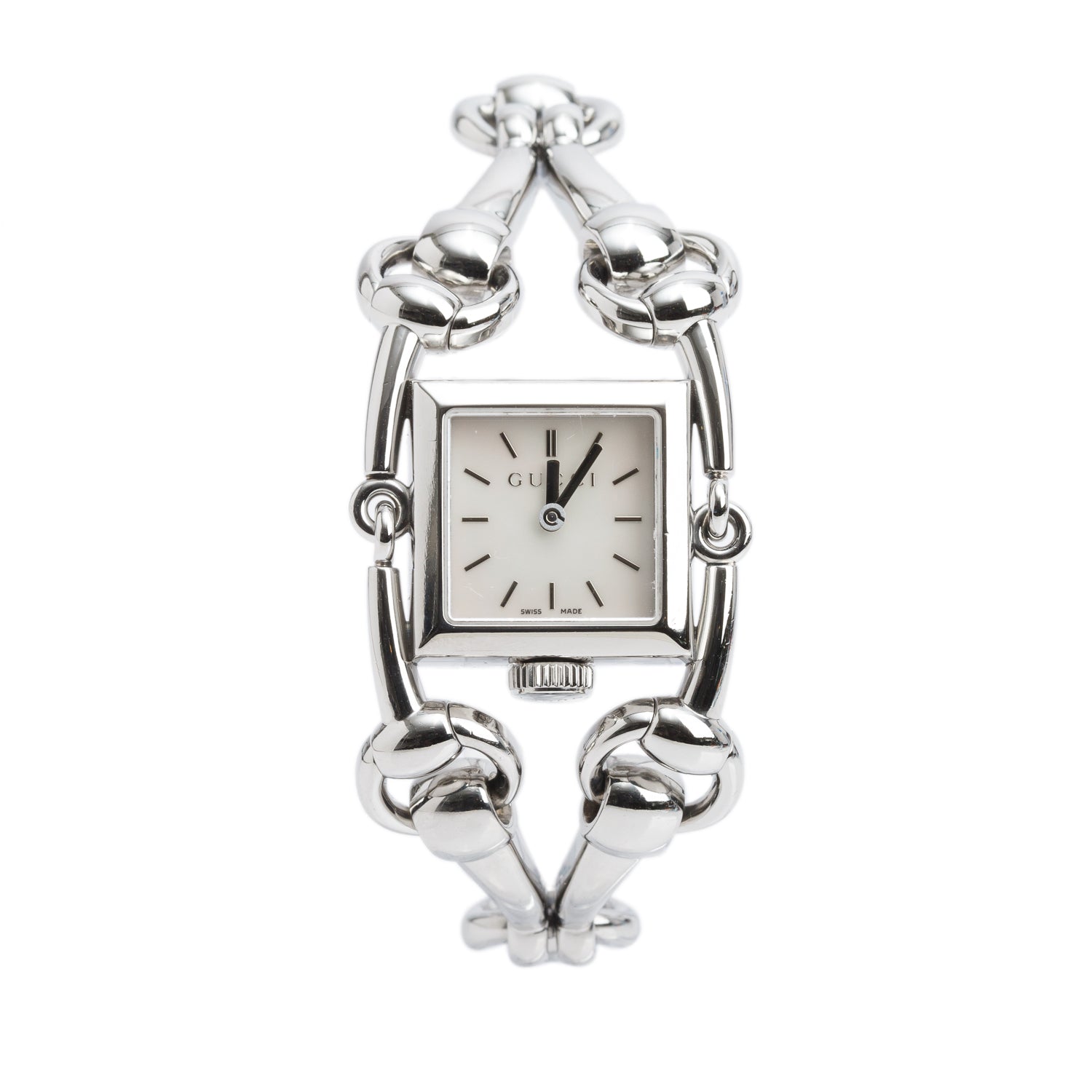 Gucci Stainless Steel Signoria Watch Mother of Pearl Dial YA116501