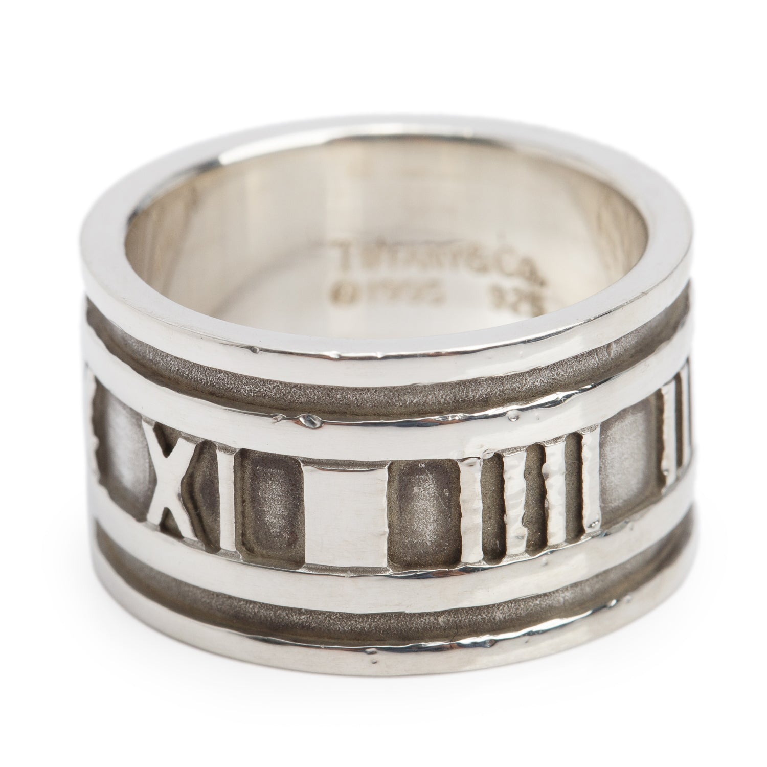 Tiffany & Co. Sterling Silver Vintage Wide Atlas Band Ring, Size 6.5