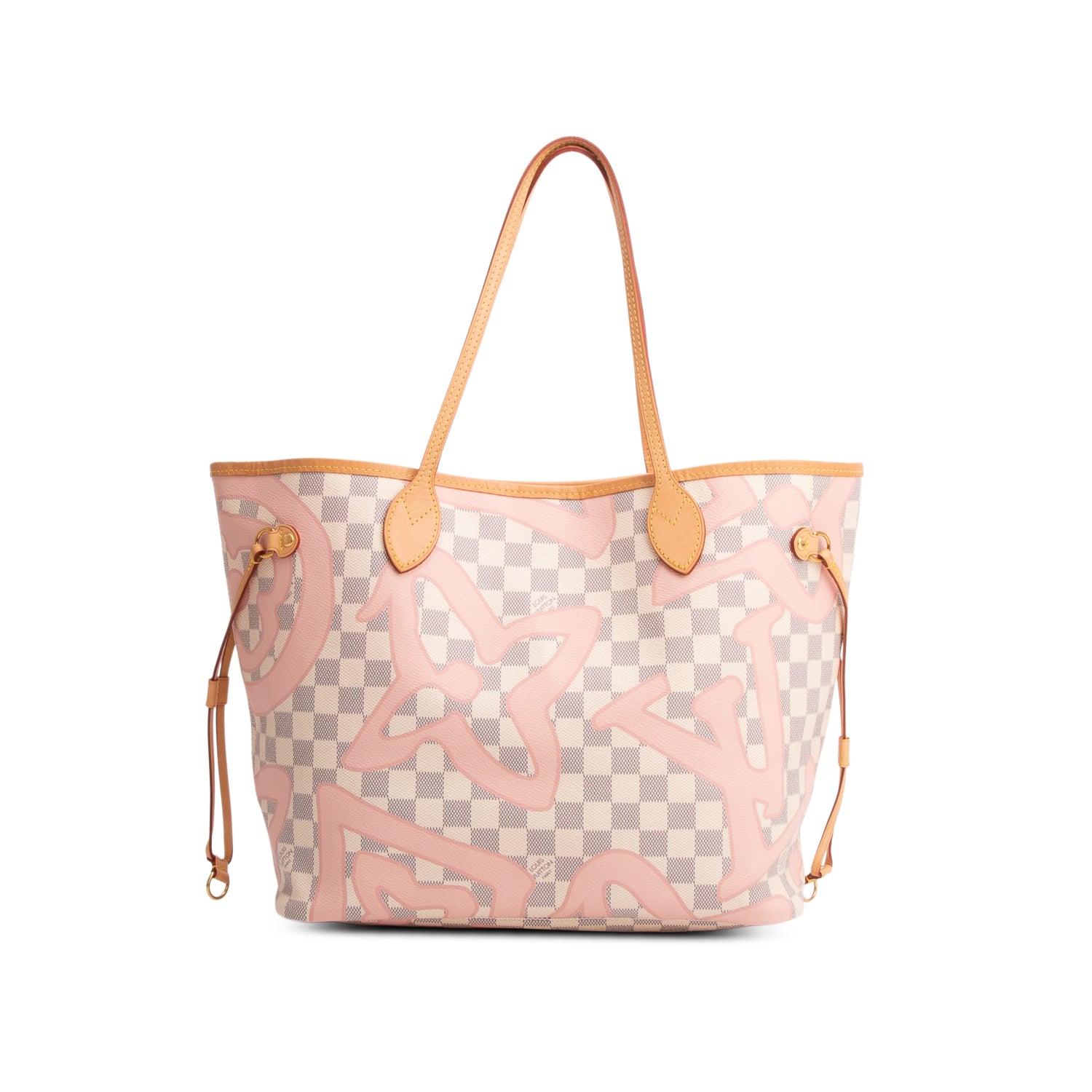 Louis Vuitton Damier Azur Tahitienne Neverfull MM w/ Pouch