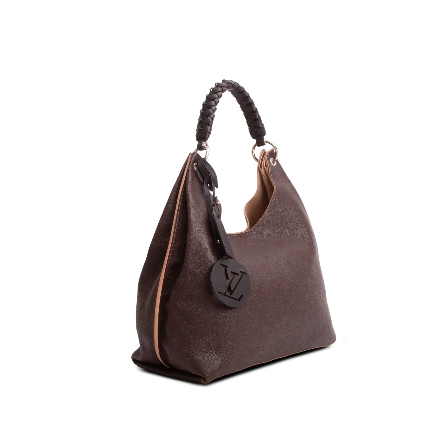 Louis Vuitton Brown Mahina Carmel Hobo