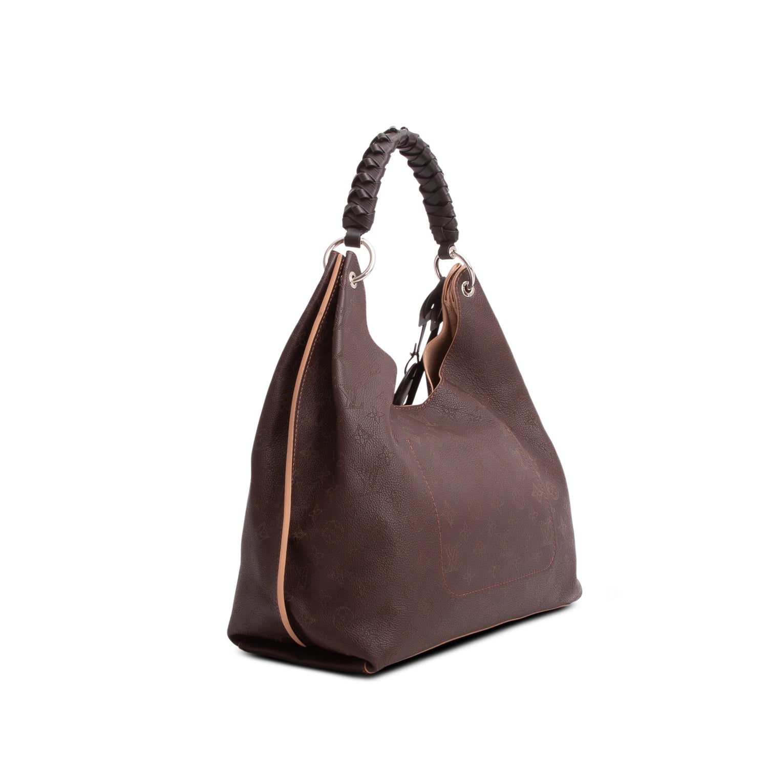 Louis Vuitton Brown Mahina Carmel Hobo