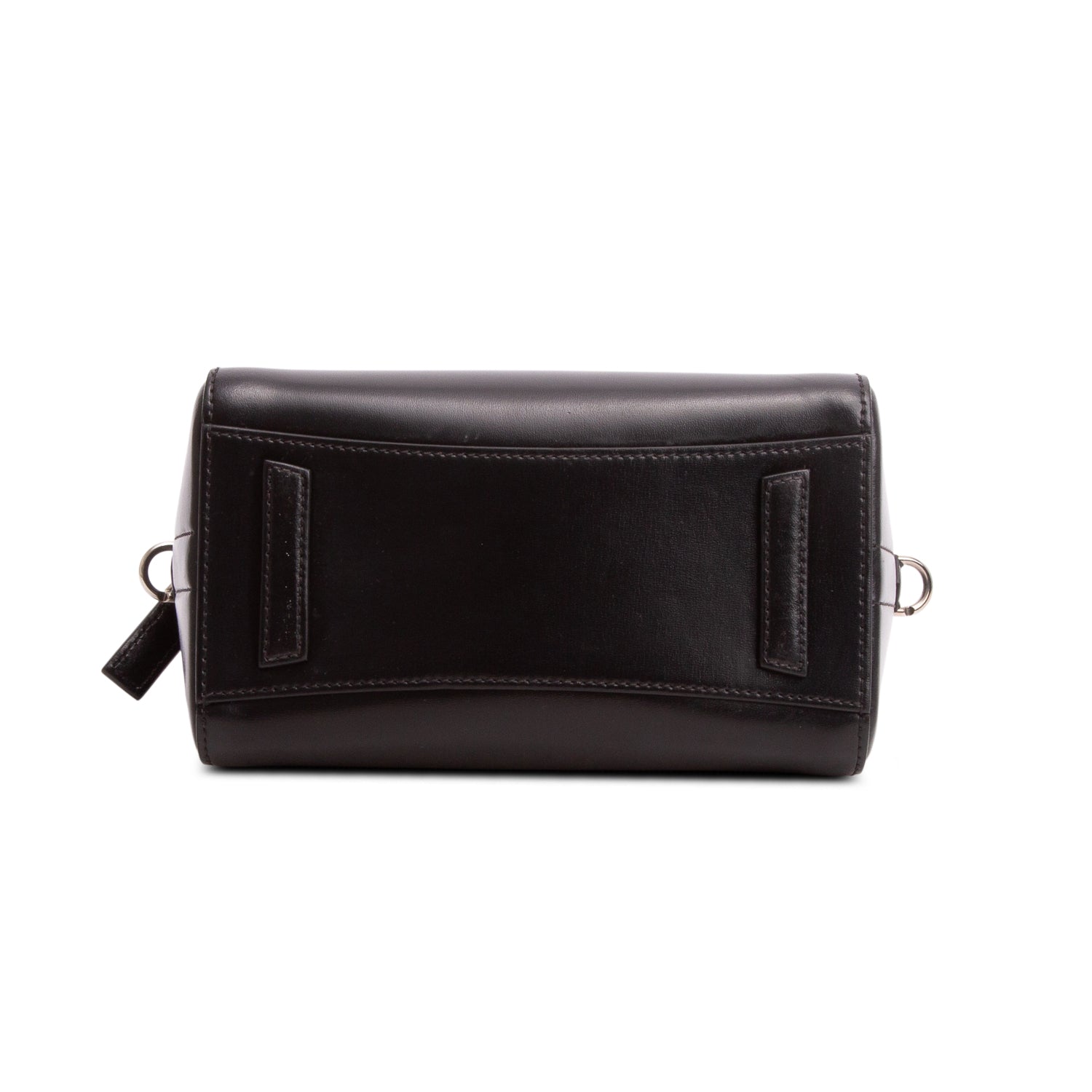 Givenchy Black Shiny Lord Leather Mini Antigona Bag w/ Strap