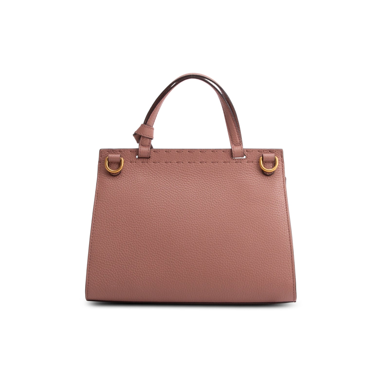Gucci Pink Calfskin GG Marmont Small Top Handle w/ Strap