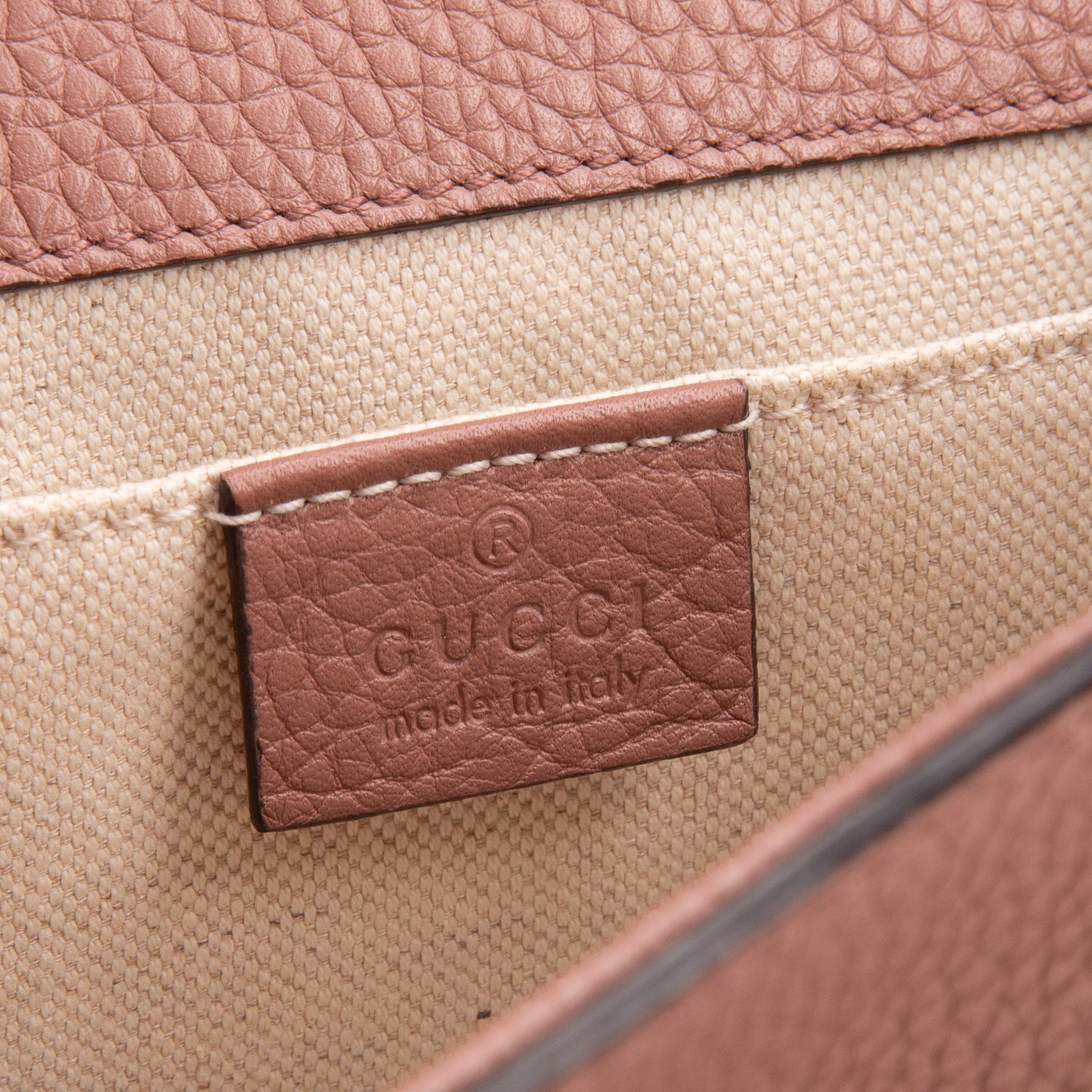 Gucci Pink Calfskin GG Marmont Small Top Handle w/ Strap