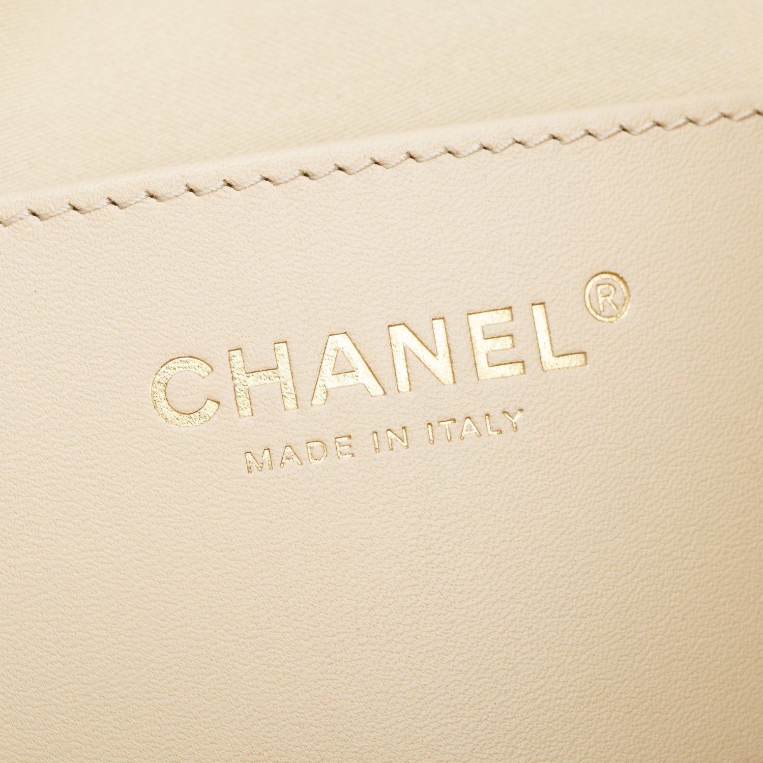 Chanel Beige Caviar Quilted Medium 25 Handbag w/ Box & Pouch