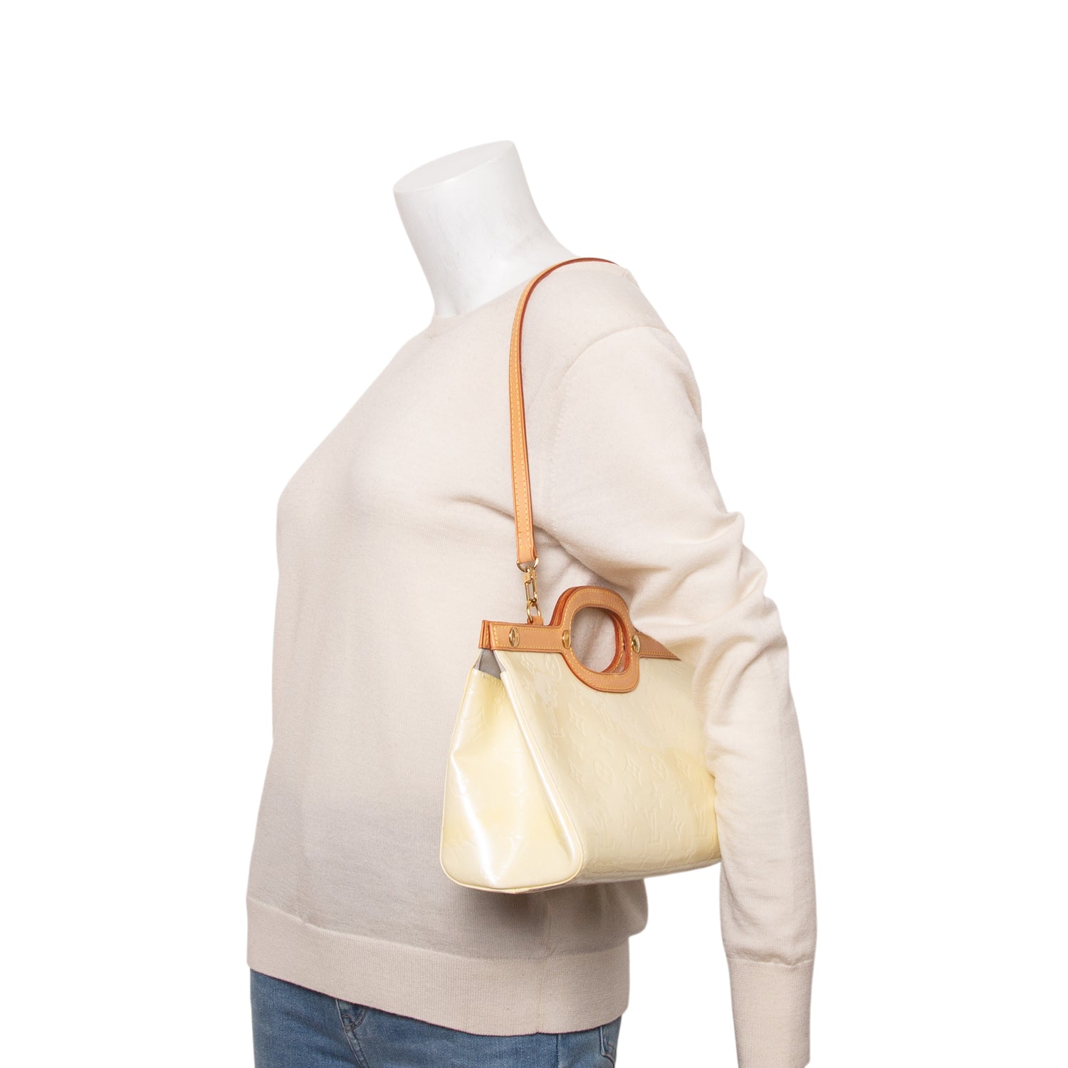 Louis Vuitton Yellow Vernis Roxbury Drive w/ Strap