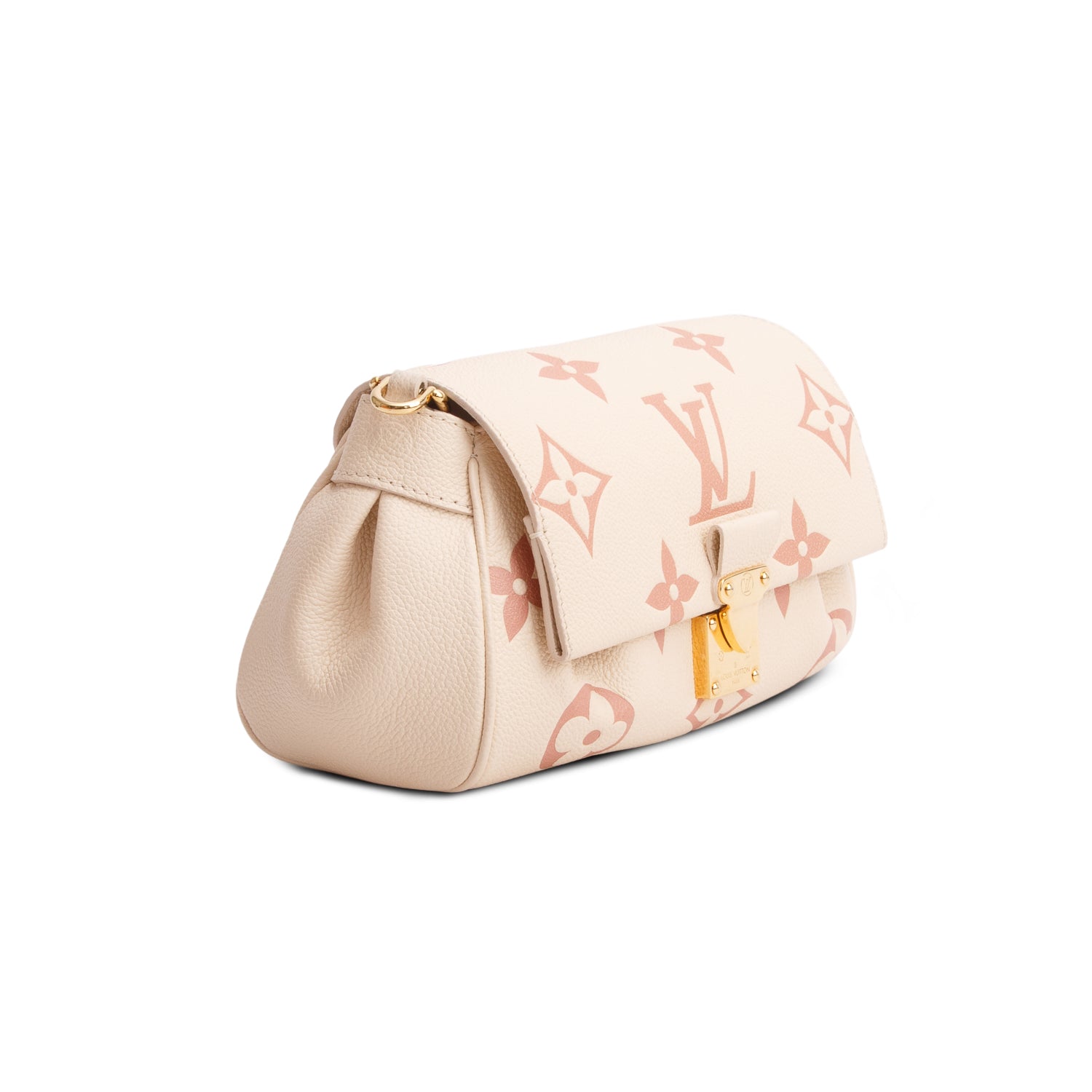 Louis Vuitton Cream Empreinte Monogram Giant Favorite w/ Box & Straps