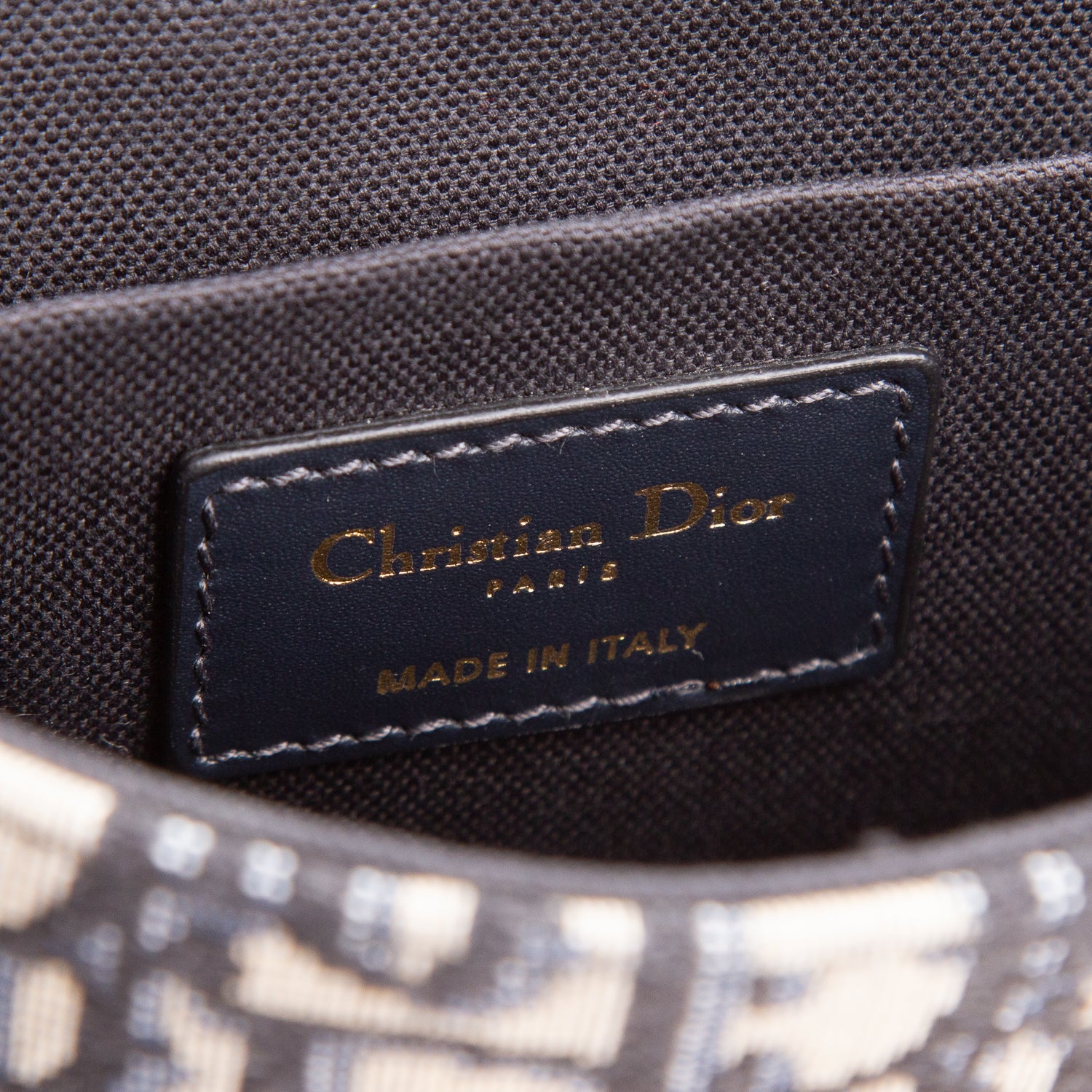Christian Dior Blue Oblique 30 Montaigne Box Bag