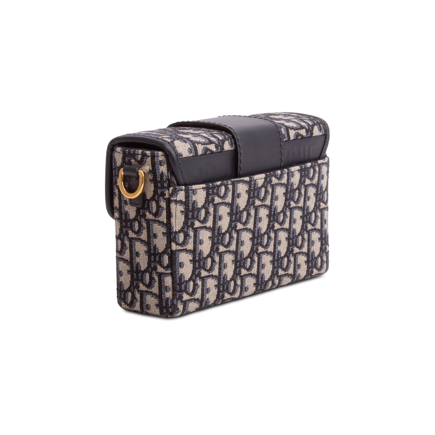 Christian Dior Blue Oblique 30 Montaigne Box Bag