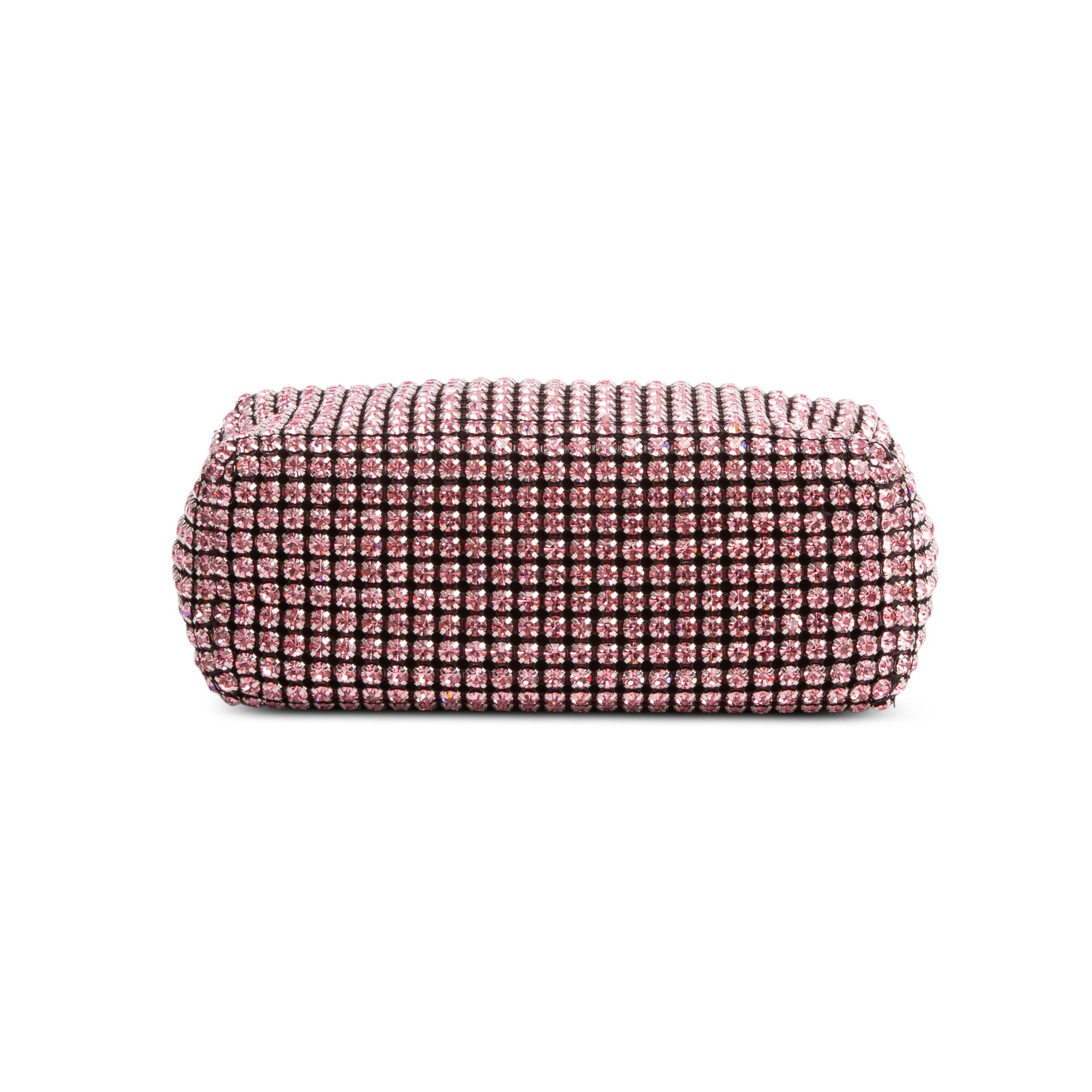 Alexander Wang Pink Crystal Mesh Medium Heiress Pouch w/ Box