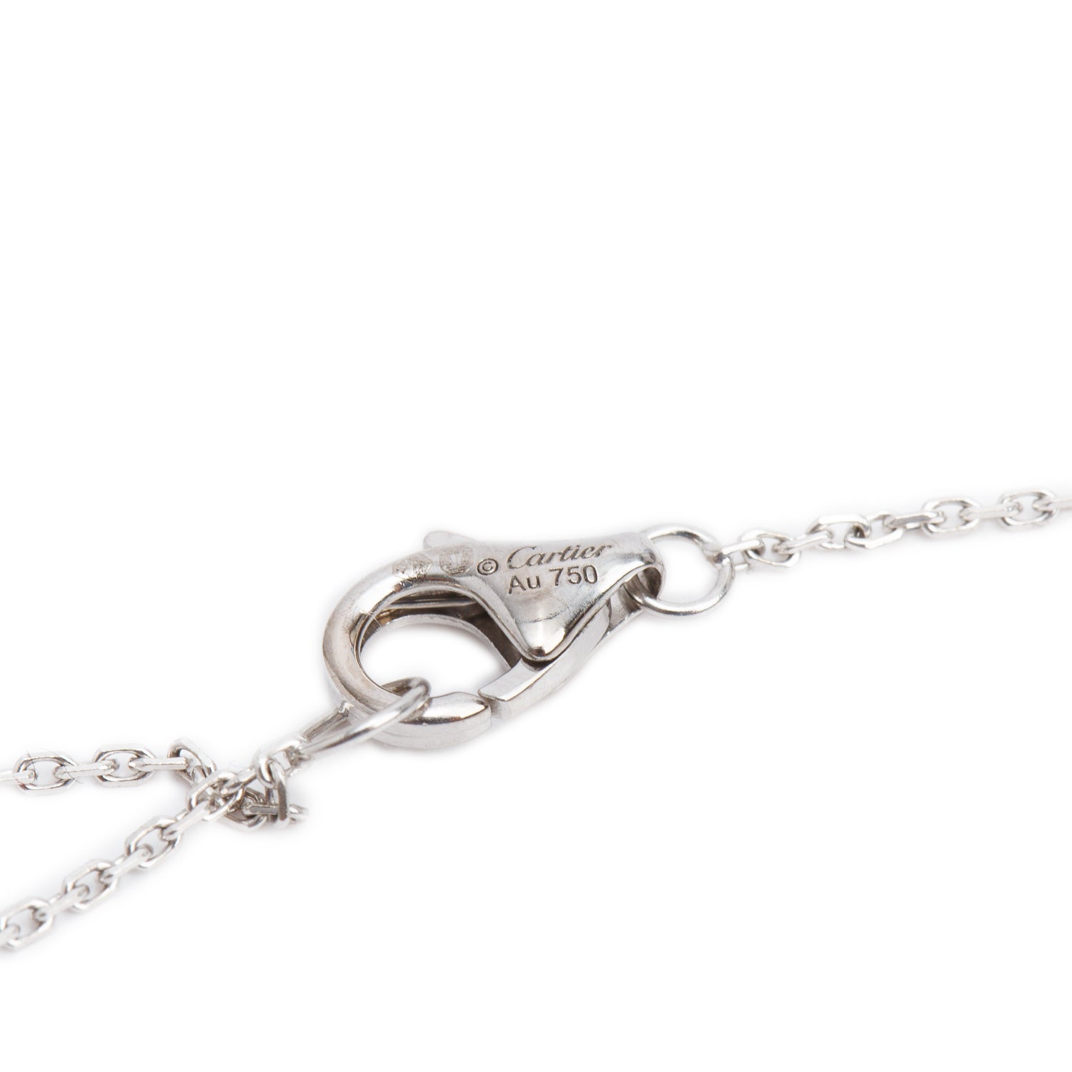 Cartier 18k White Gold 1895 0.20 ct. Diamond Pendant Necklace