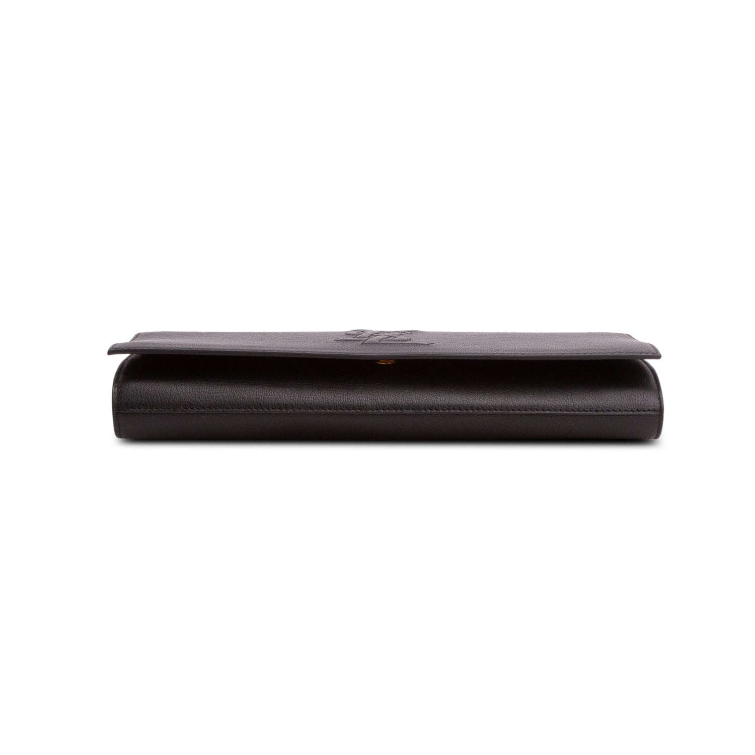Saint Laurent Black Leather Belle de Jour Clutch