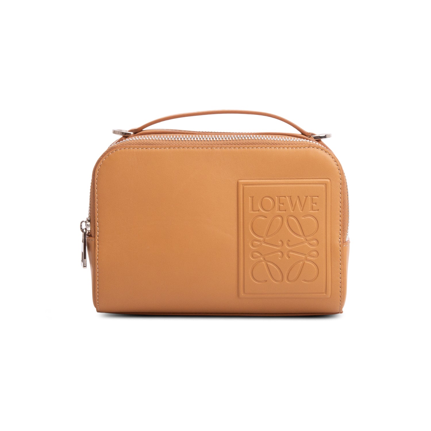Loewe Brown Calfskin Mini Camera Crossbody Bag