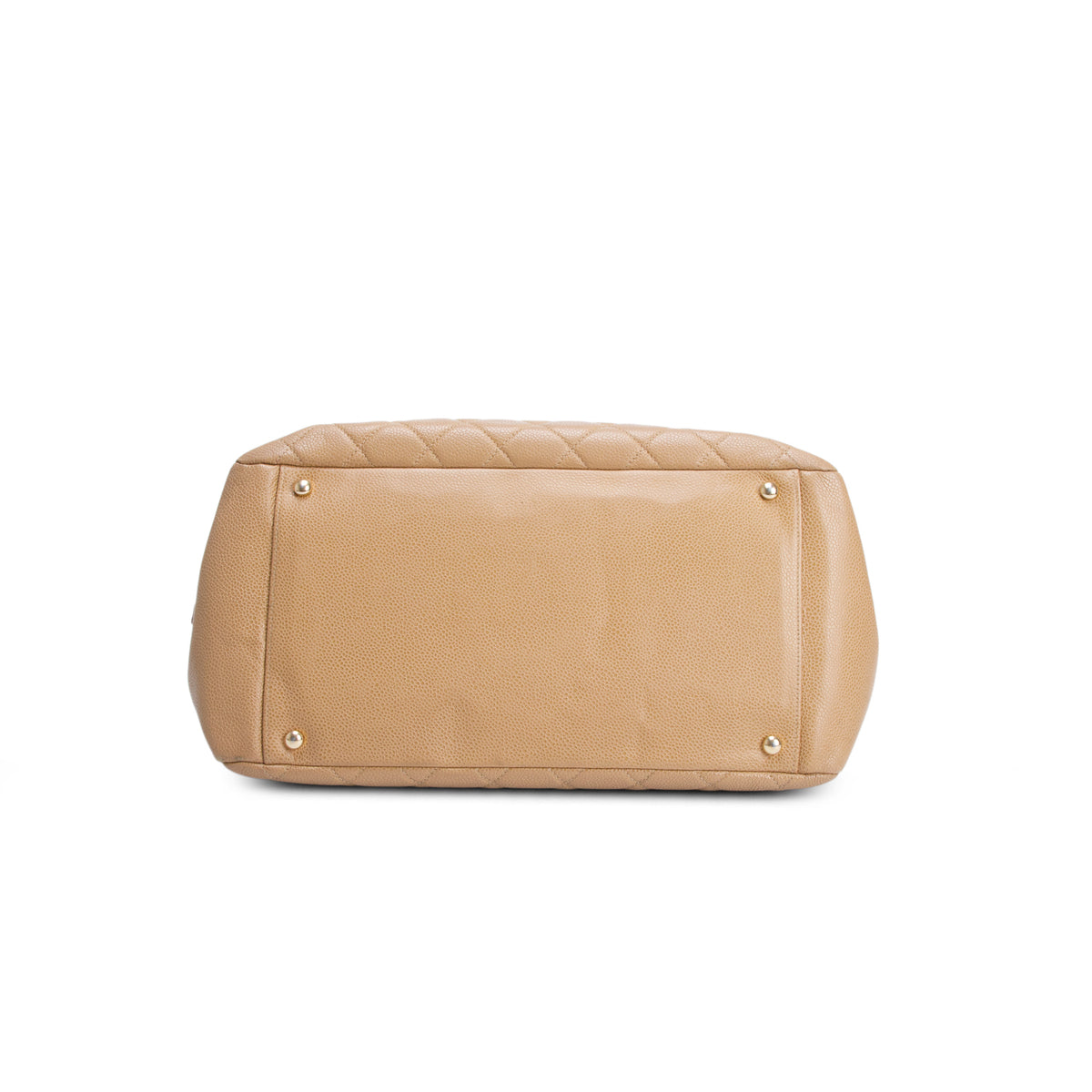 Chanel Beige Caviar Leather Petite Timeless Tote w/ Authenticity Card