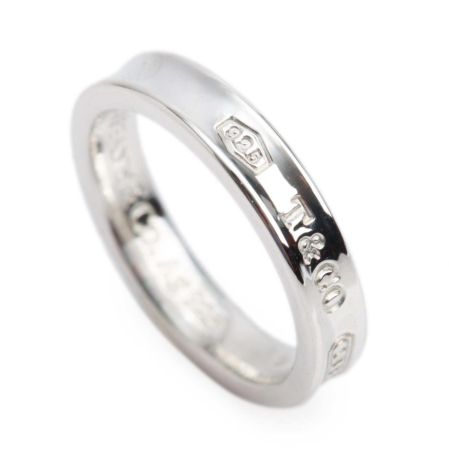 Tiffany & Co. Sterling Silver 1837 Narrow Ring, Size 7