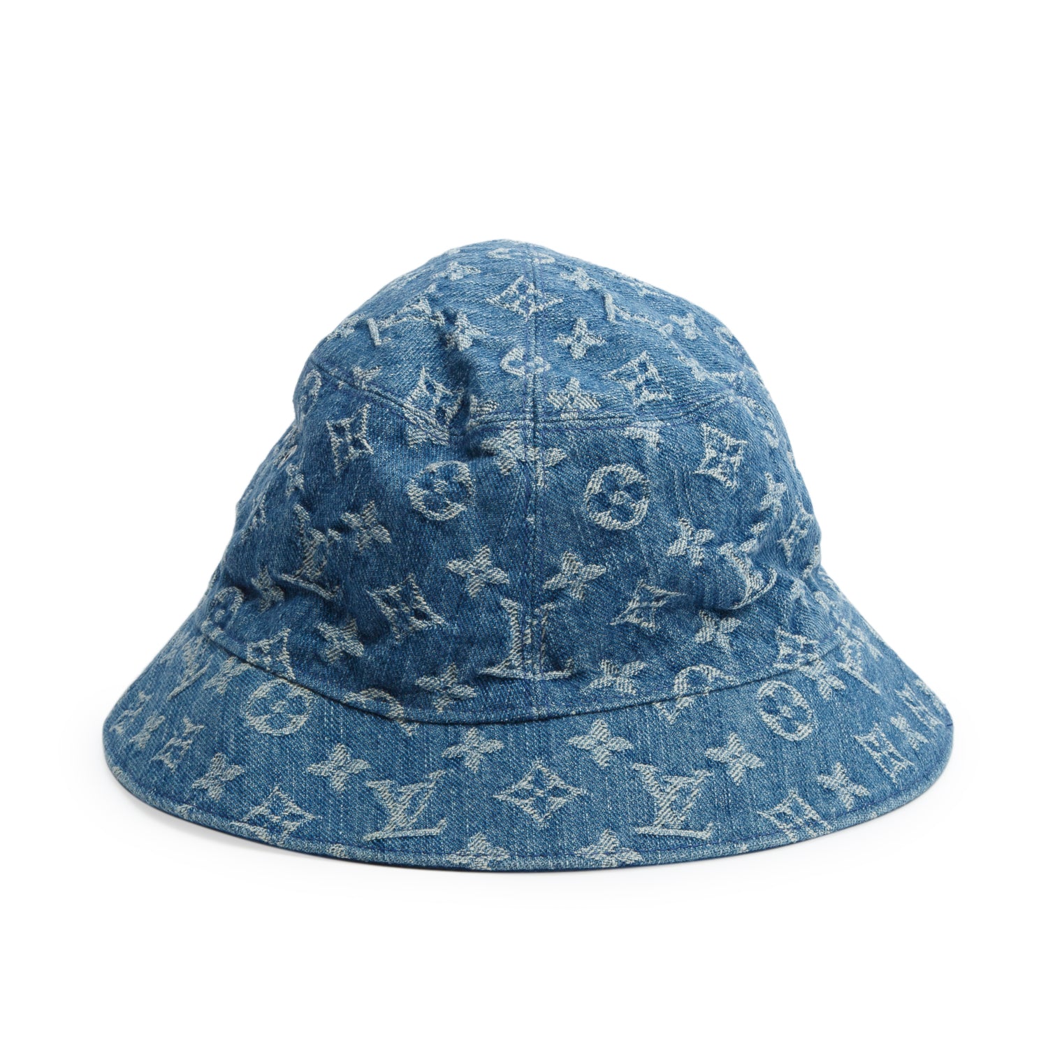 Louis Vuitton 2023 Blue Monogram Denim Bucket Hat