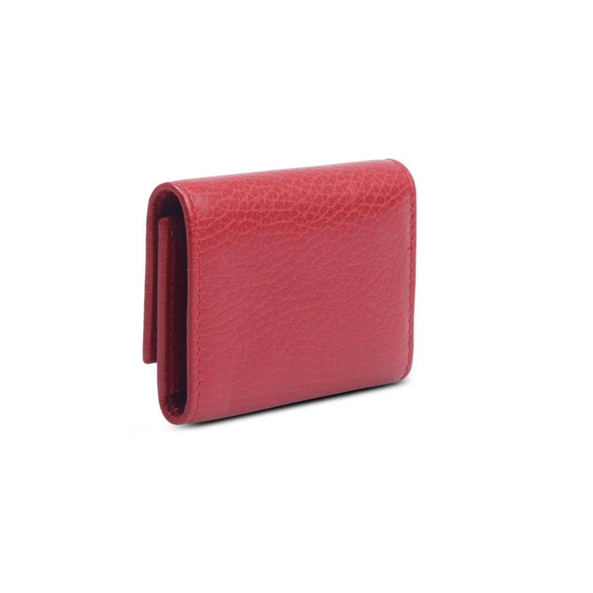 Gucci Red Leather GG Marmont 6 Key Case