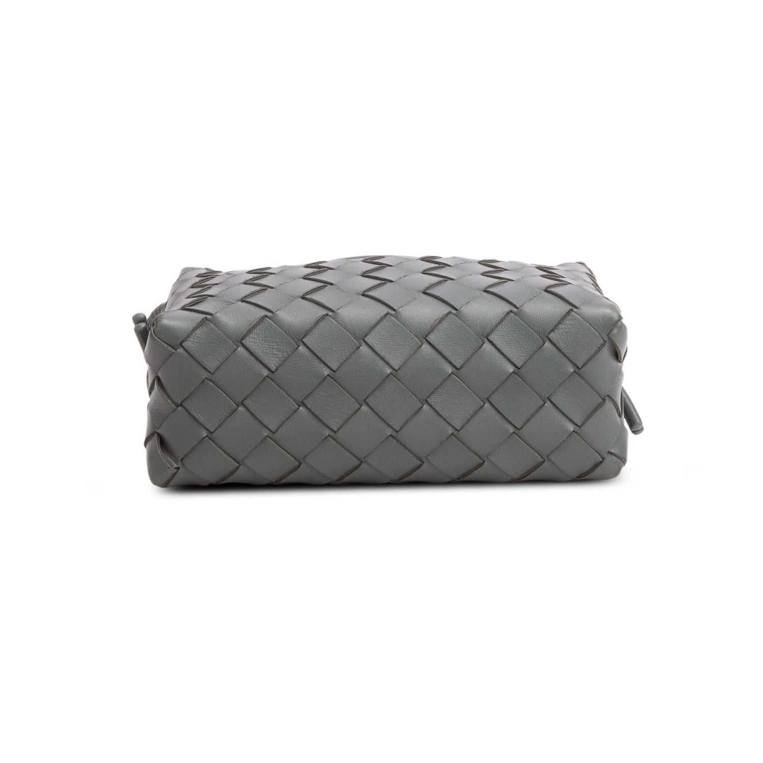 Bottega Veneta Grey Nappa Intrecciato Mini Loop Camera Bag