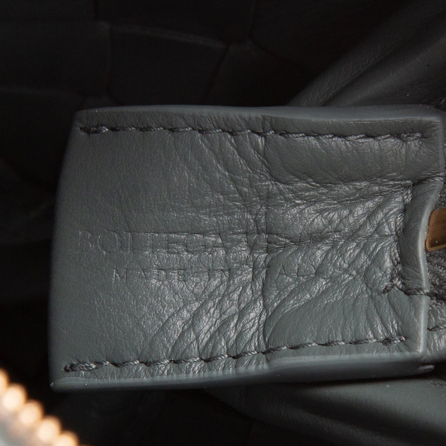 Bottega Veneta Grey Nappa Intrecciato Mini Loop Camera Bag