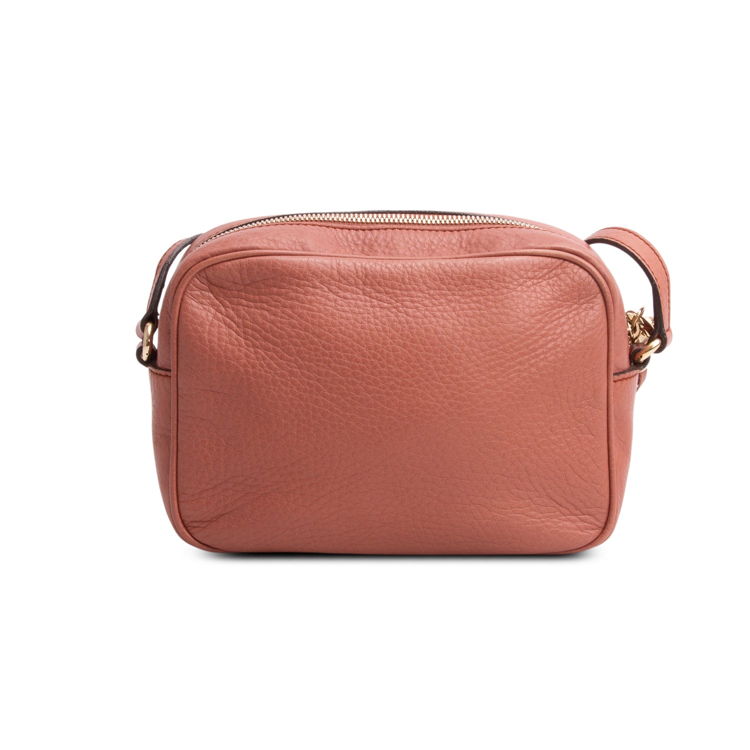 Gucci Pink Pebbled Calfskin Leather Small Soho Disco Bag