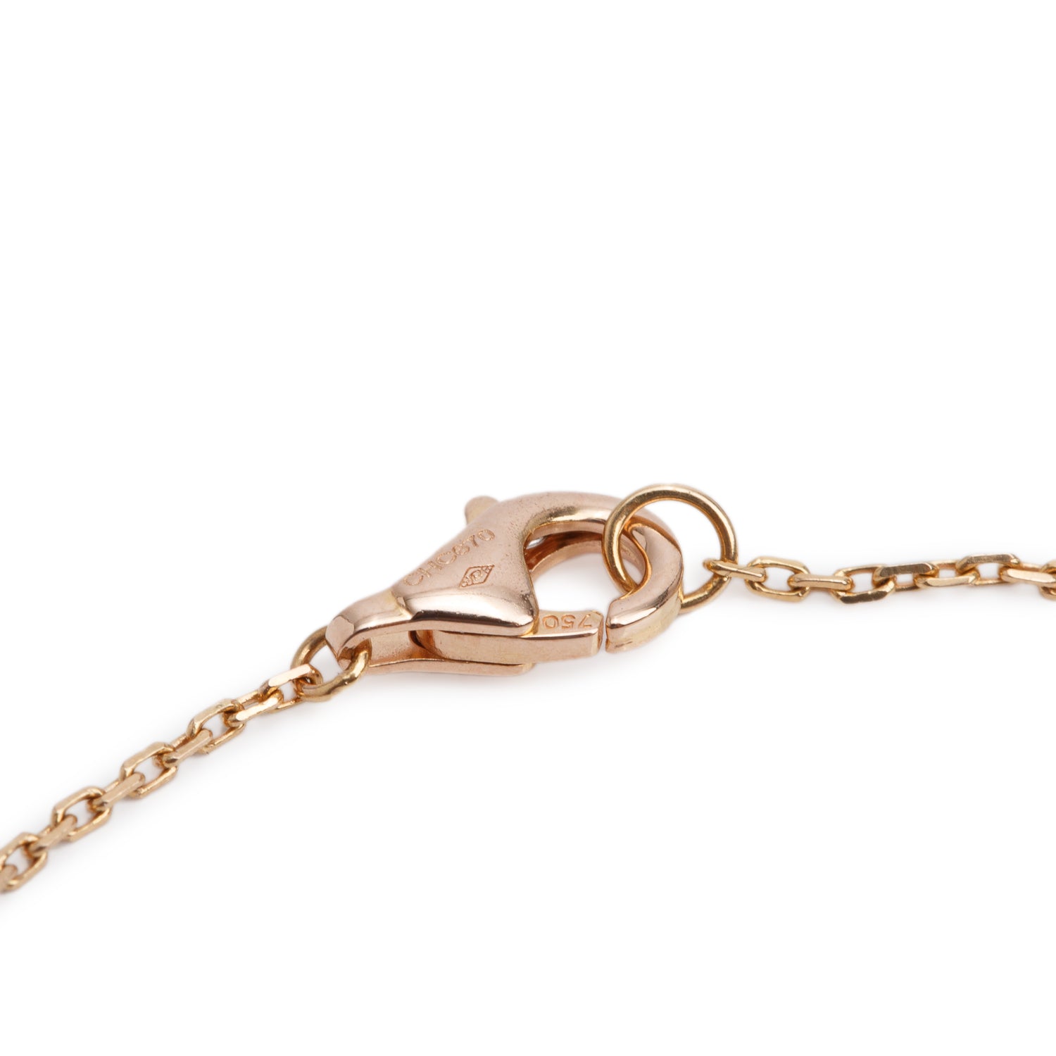 Cartier 18k Rose Gold Opal & Diamond Amulette de Cartier Bracelet, XS Model