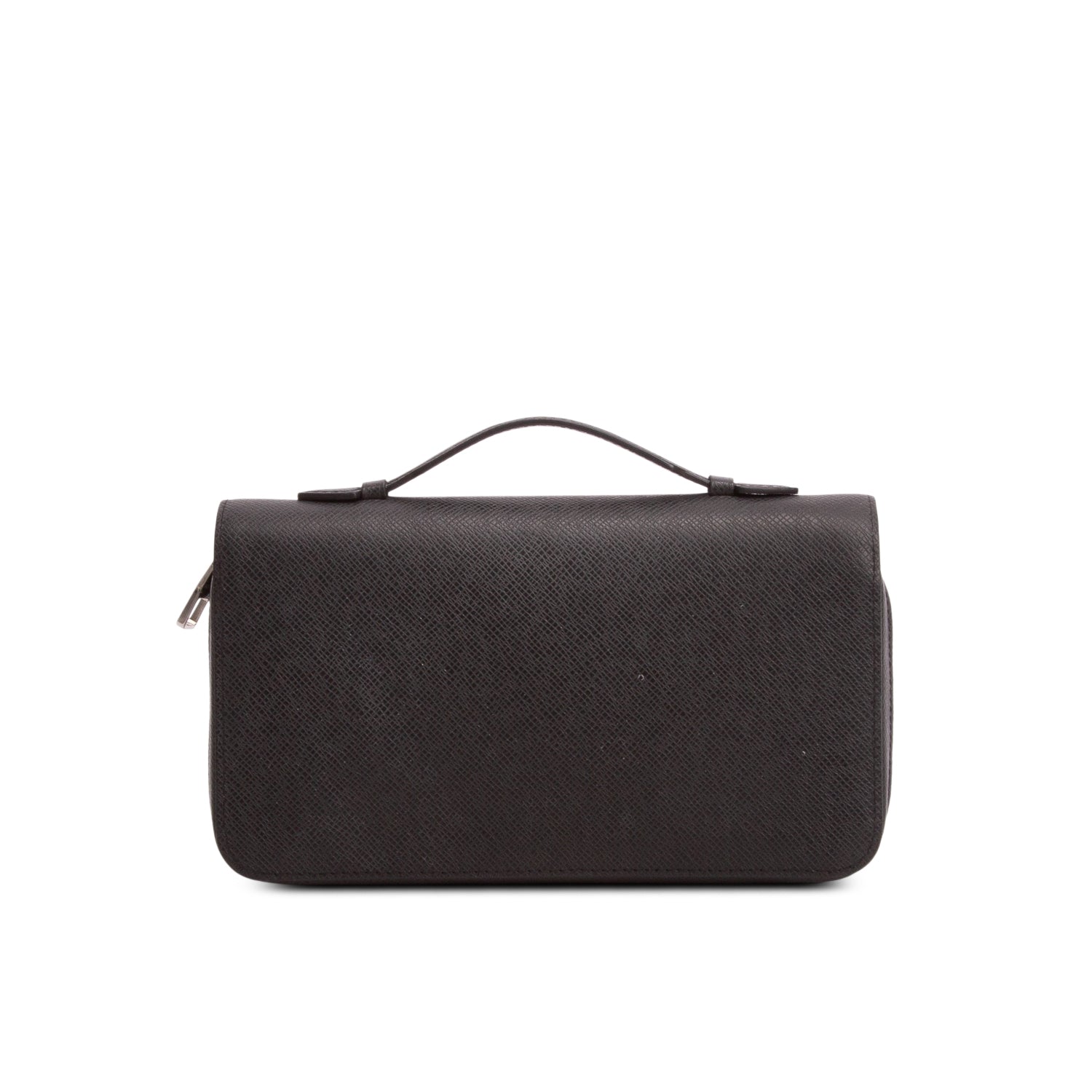 Louis Vuitton Black Taiga Leather Baikal Pochette Clutch