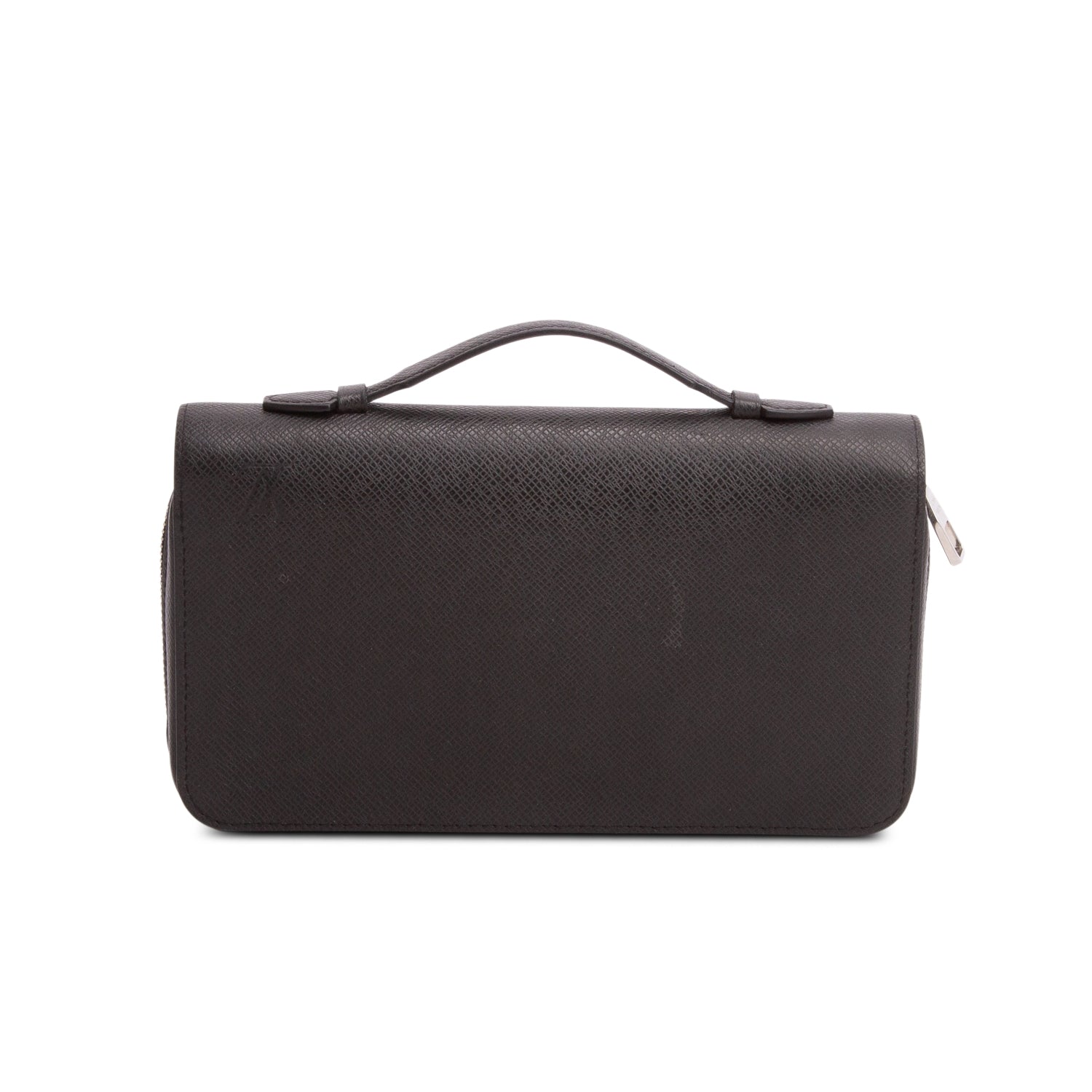 Louis Vuitton Black Taiga Leather Baikal Pochette Clutch