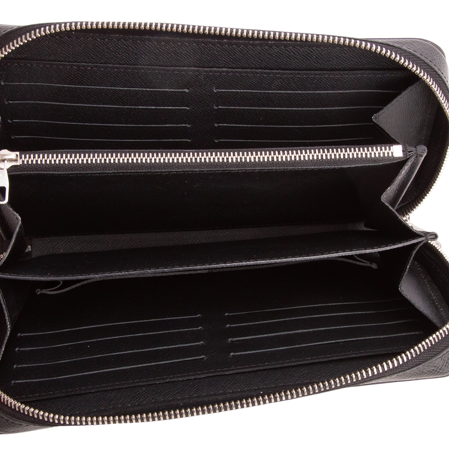 Louis Vuitton Black Taiga Leather Baikal Pochette Clutch