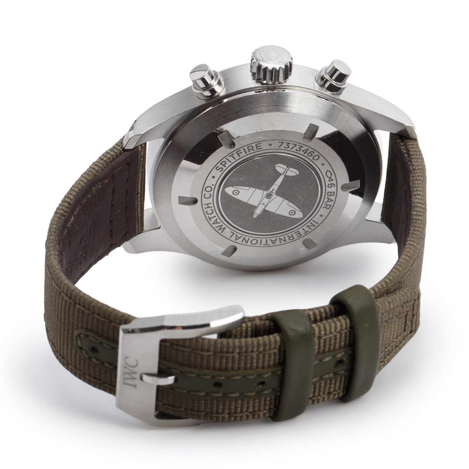 IWC 2024 Stainless Steel Pilot Spitfire 41 MM Automatic Watch Black Dial IW387901 w/ Box & Papers