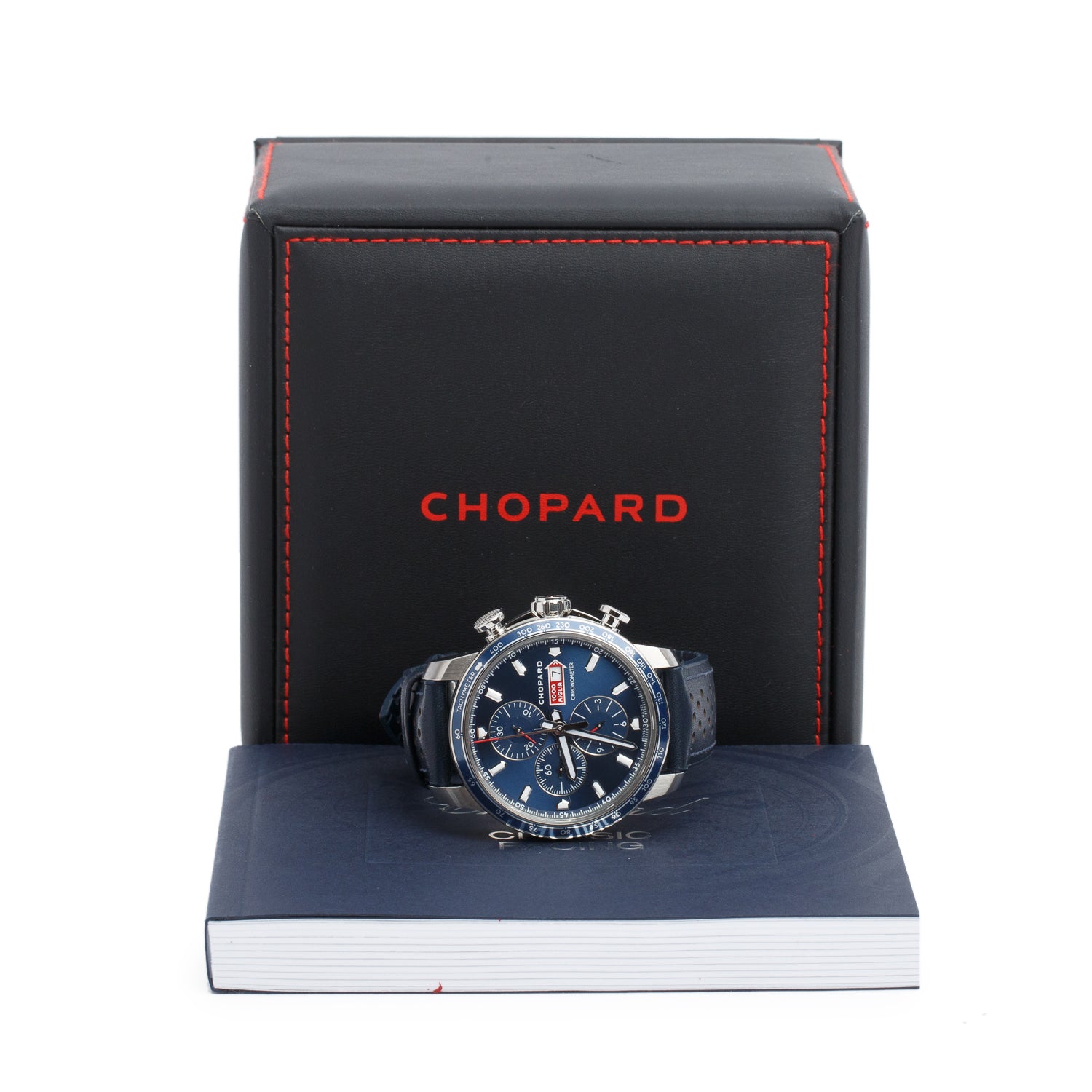 Chopard 2022 Stainless Steel Mille Miglia GTS Azzurro 44 MM Automatic Chronograph Watch Blue Dial w/ Box & Papers