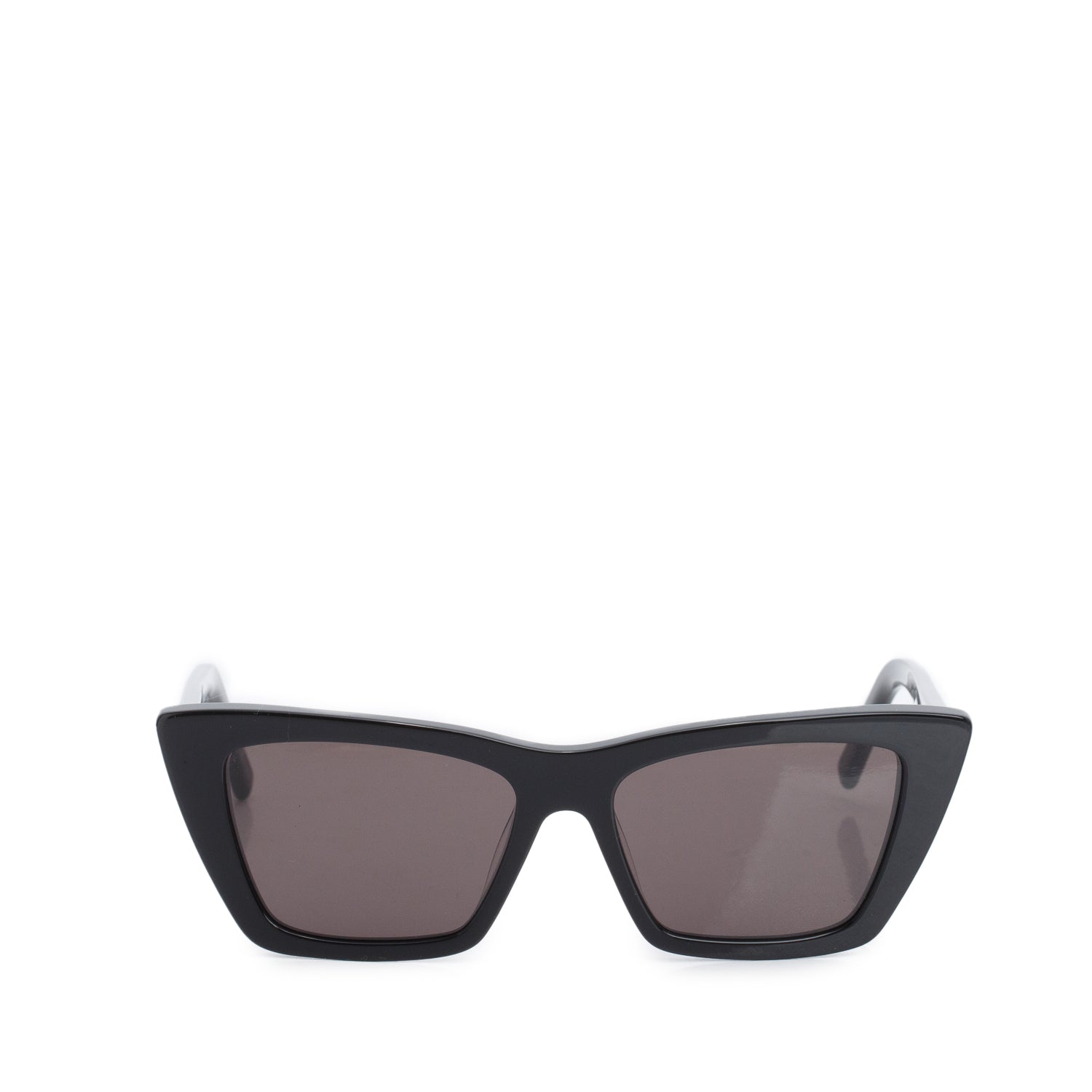 Saint Laurent SL 276 Black Acetate Mica Cat Eye Sunglasses w/ Case