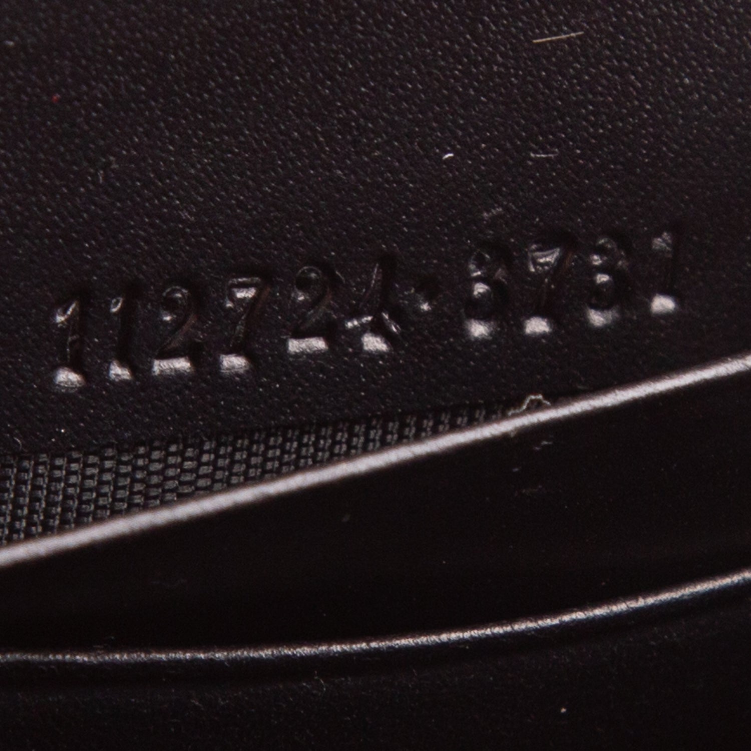 Gucci Black Signature Leather Zip Around Wallet