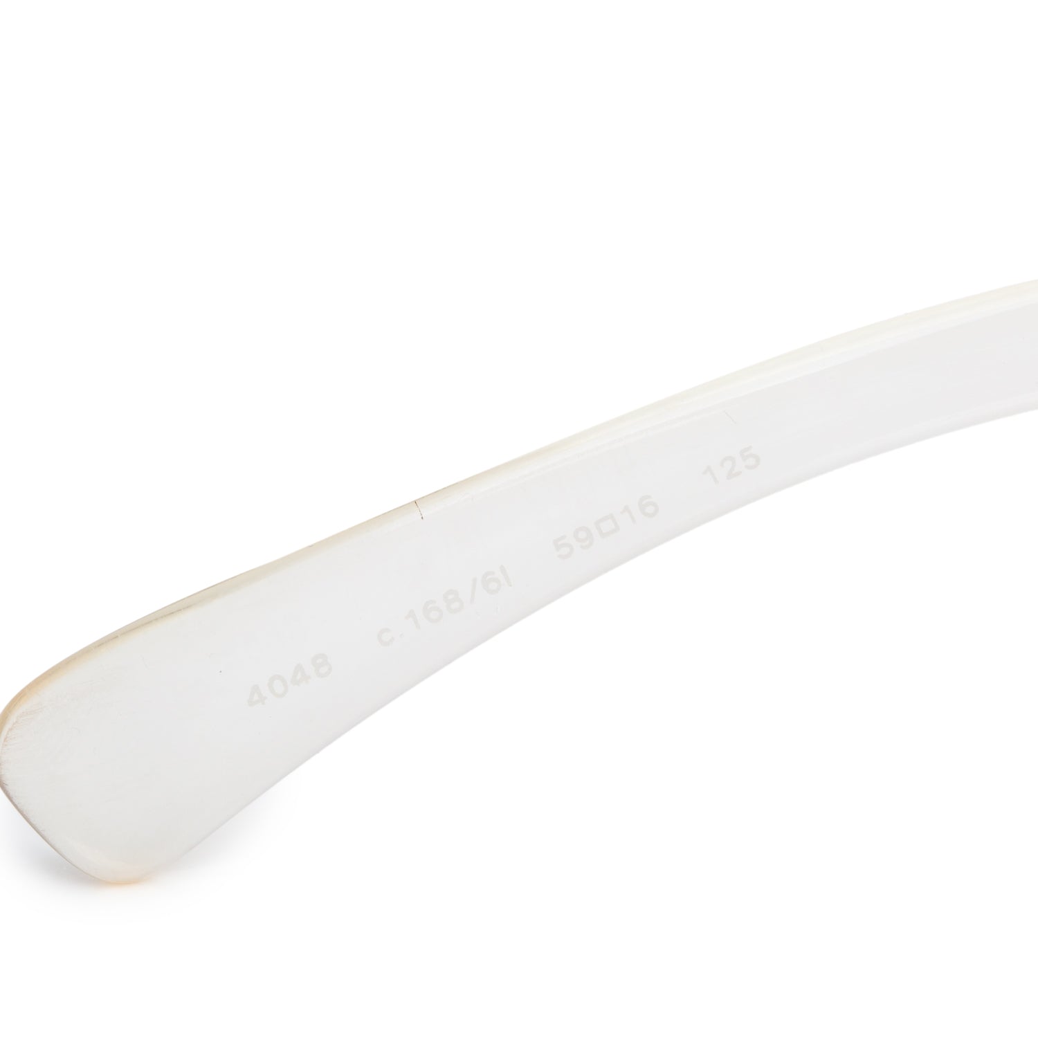 Chanel 4048 Clear Gradient CC Logo Rimless Sunglasses w/ Case