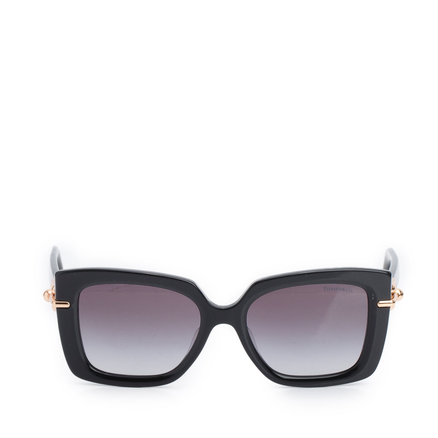 Tiffany & Co. TF4199-F Black Acetate Butterfly Sunglasses w/ Case